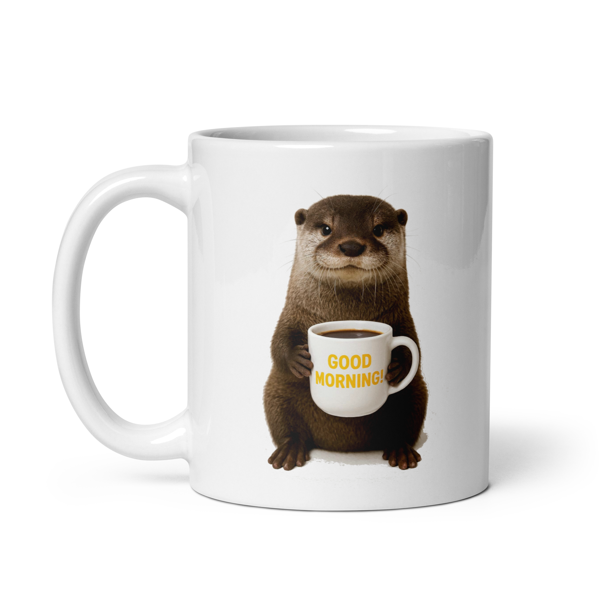 Otter Good Morning Ceramic Mug