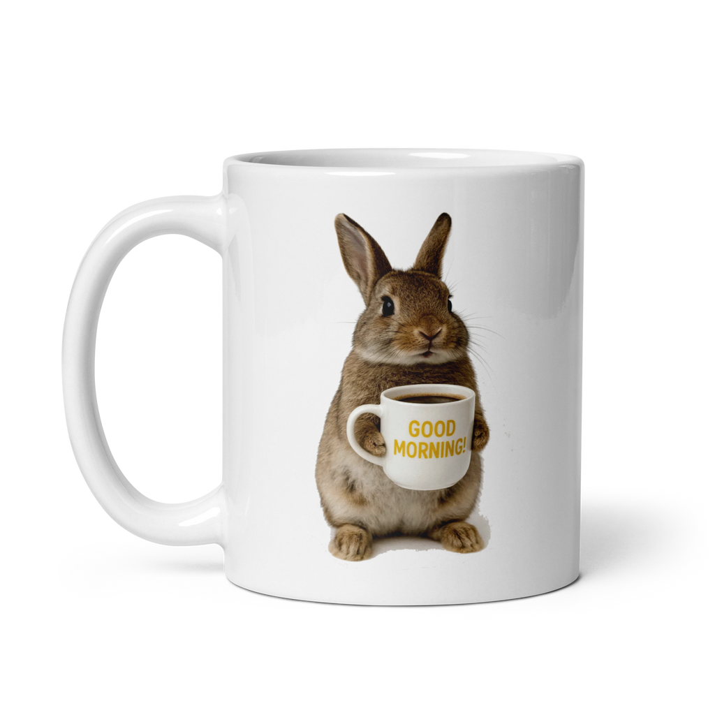 Bunny Good Morning Ceramic Mug