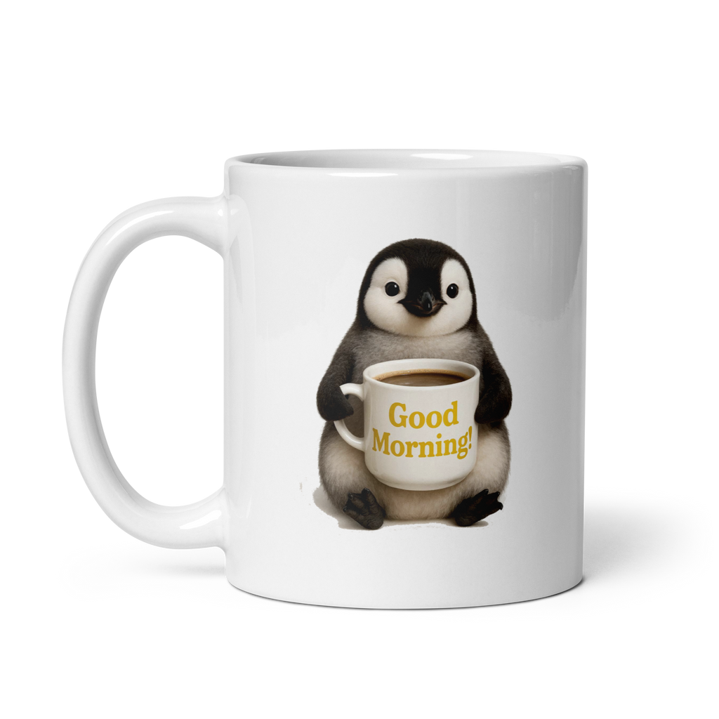 Penguin Good Morning Ceramic Mug