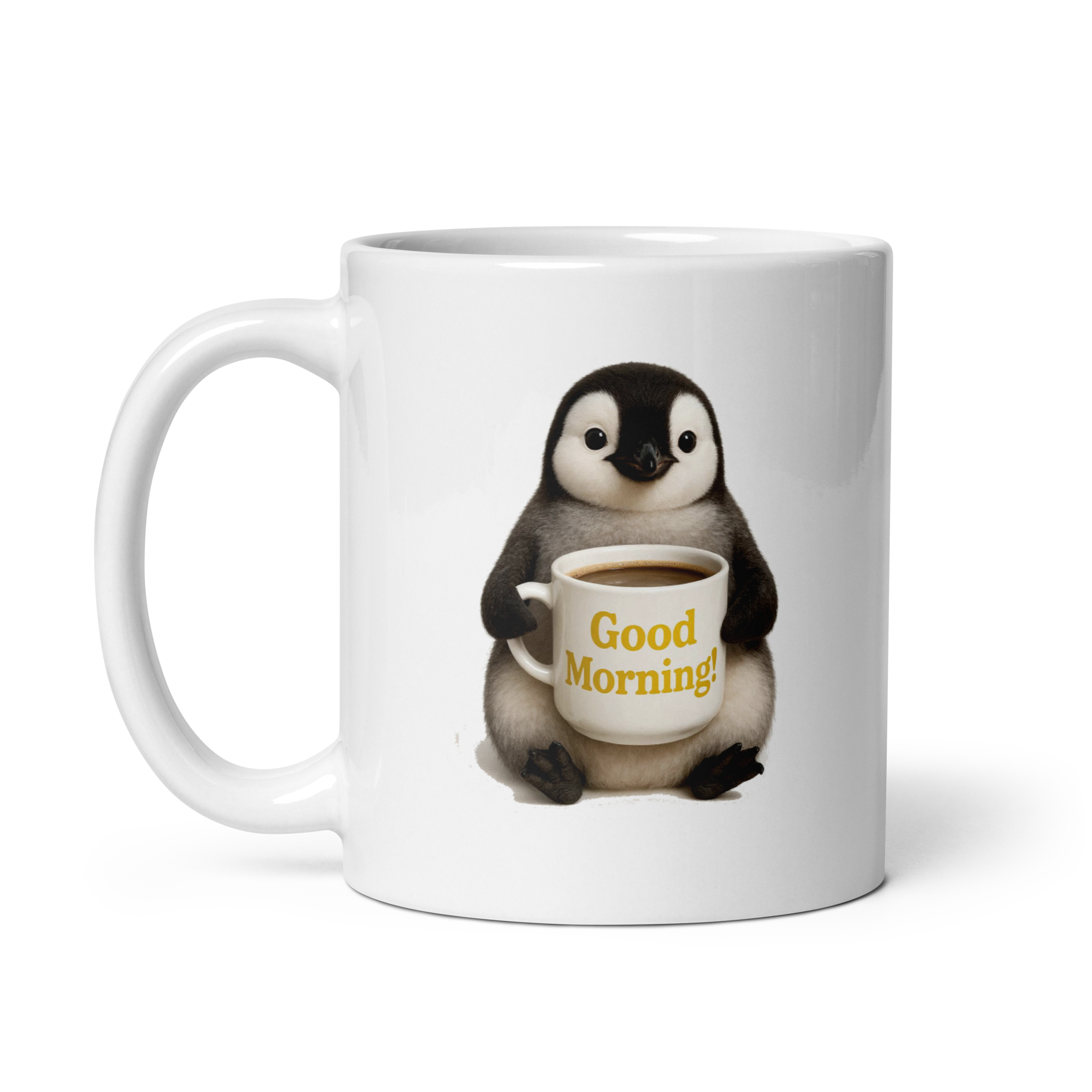 Penguin Good Morning Ceramic Mug