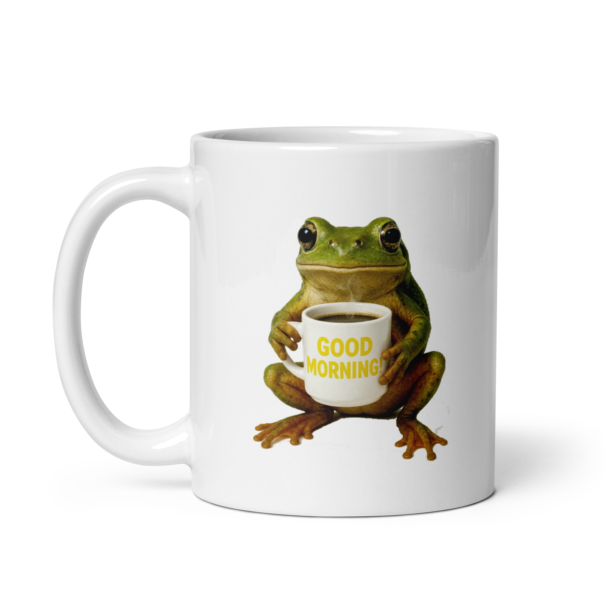 Frog Good Morning Ceramic Mug