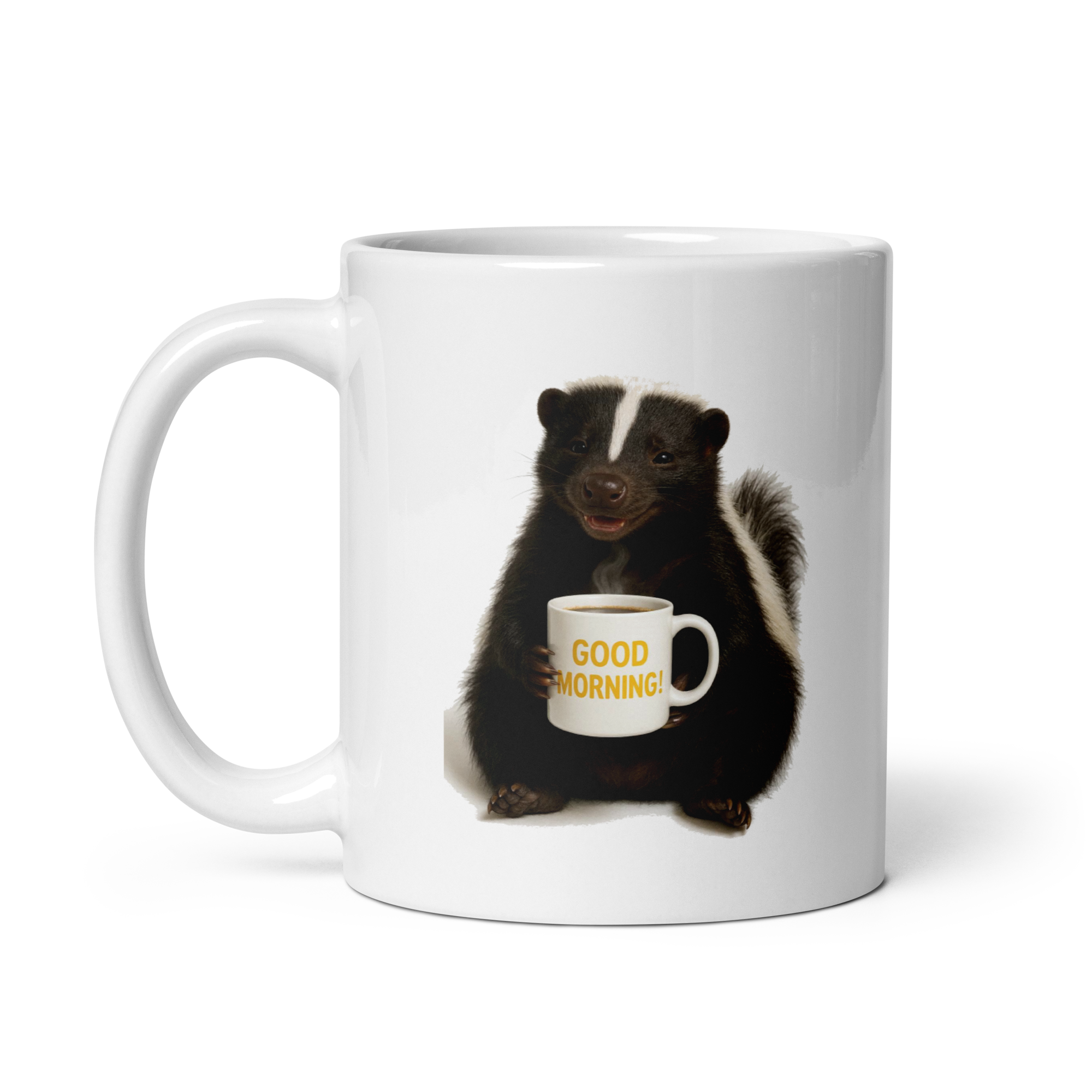 Skunk Good Morning Ceramic Mug