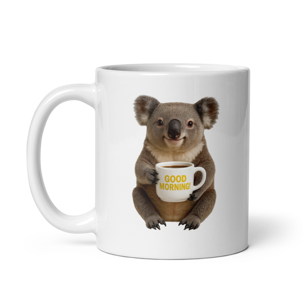 Koala Bear Good Morning Ceramic Mug