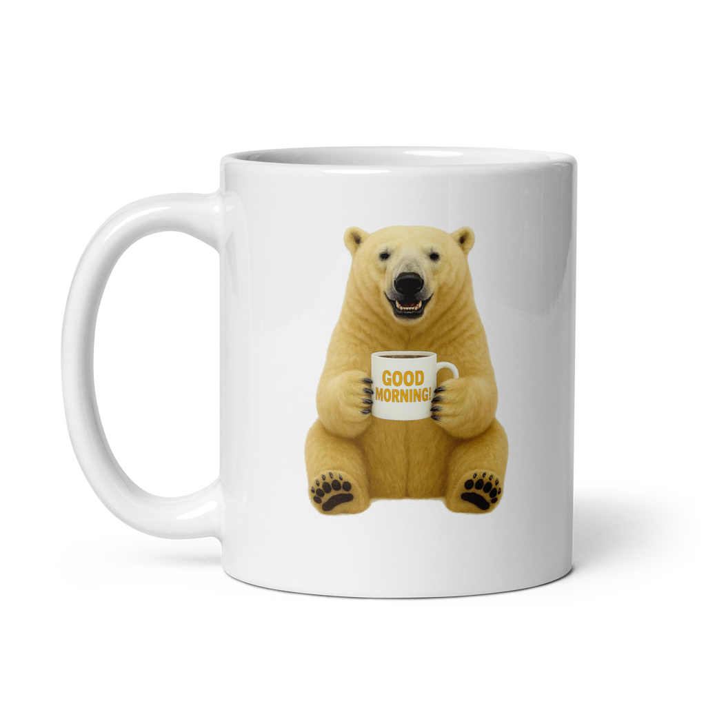 Polar Bear Good Morning Ceramic Mug