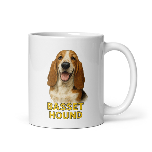 Basset Hound Ceramic Mug