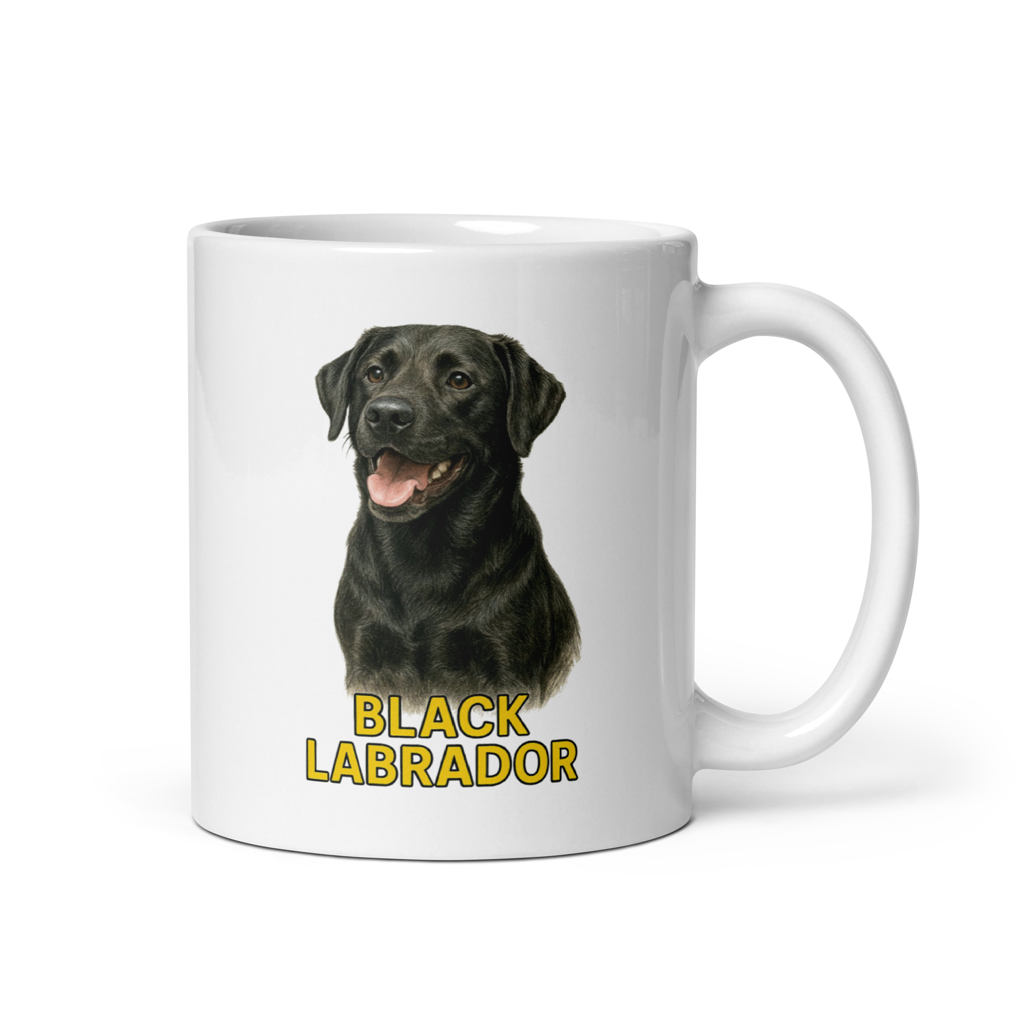 Black Labrador Ceramic Mug
