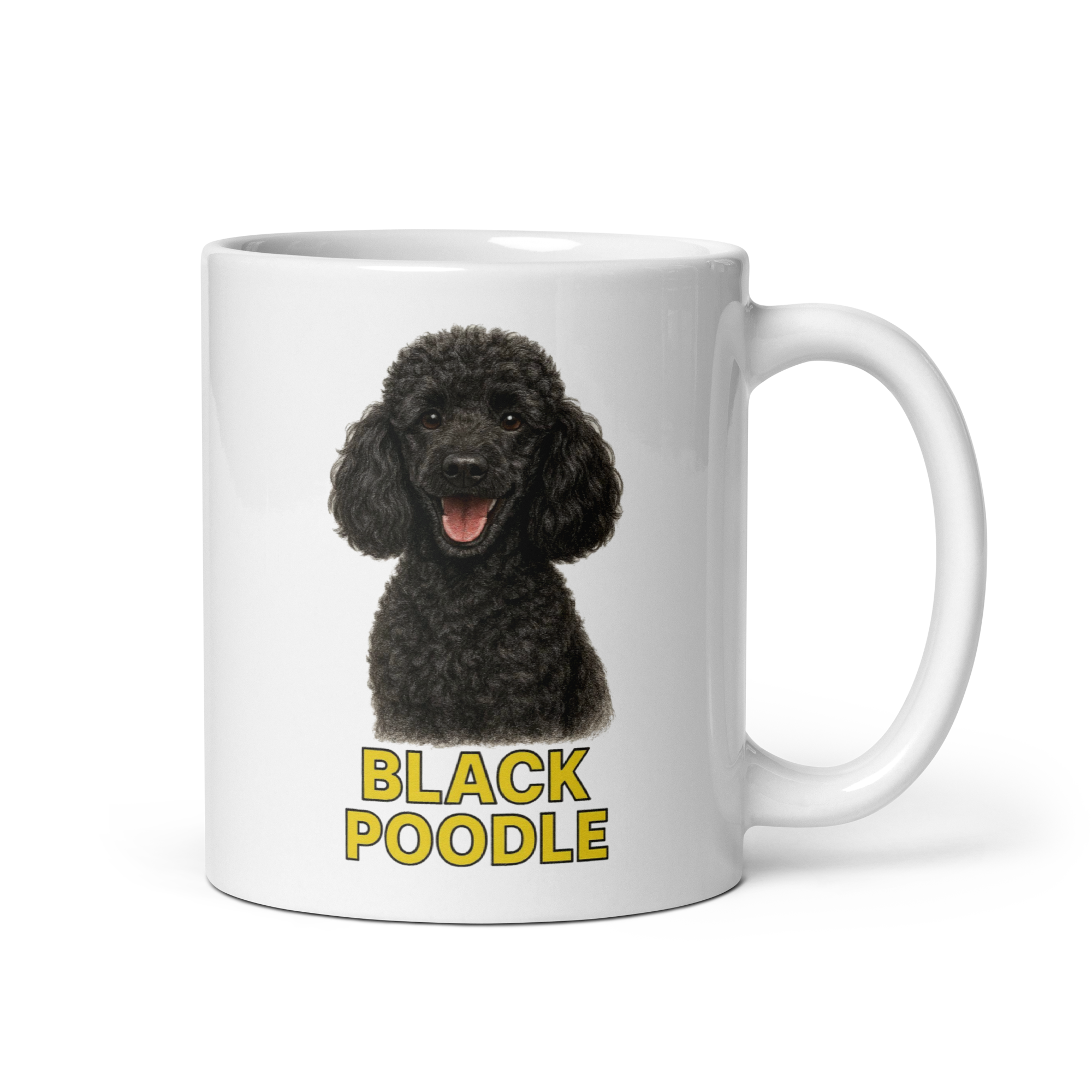 Black Poodle Ceramic Mug