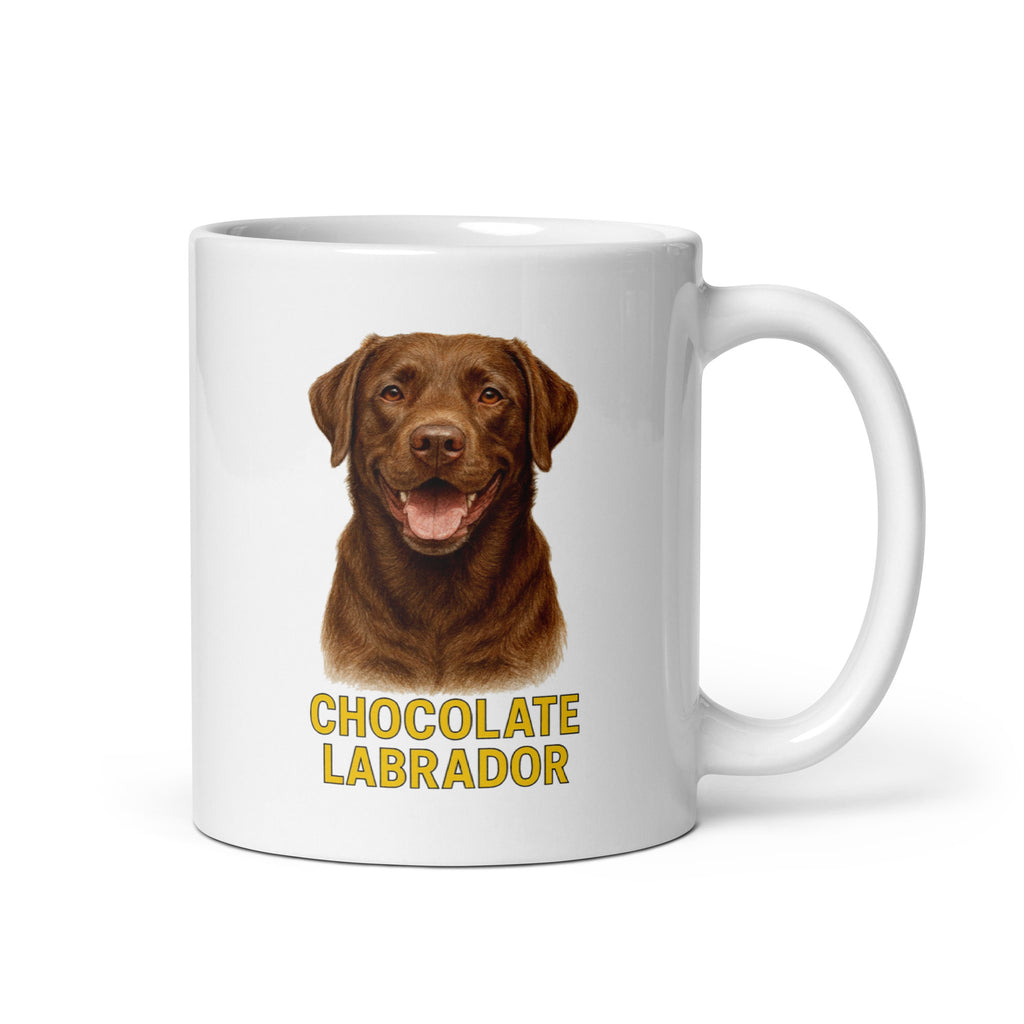 Chocolate Labrador Ceramic Mug