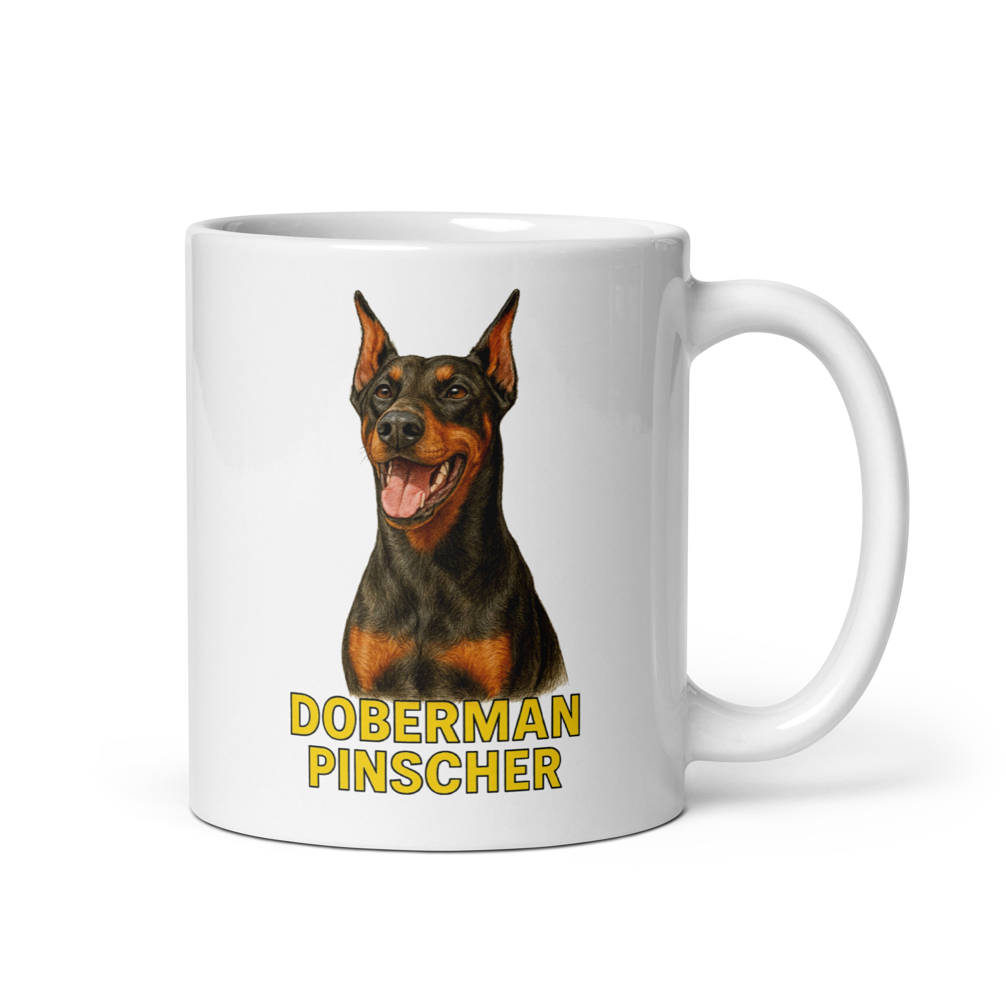 Doberman Pinscher Ceramic Mug