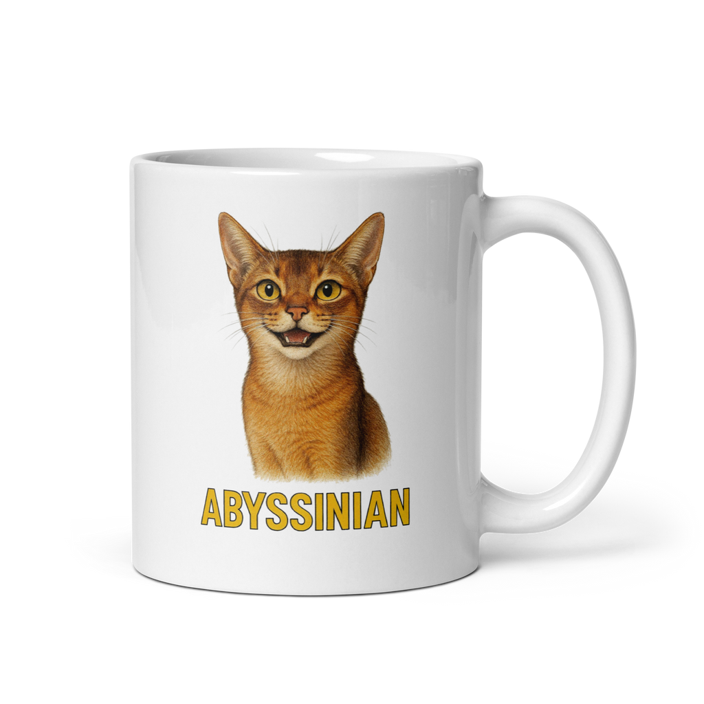 Abyssinian Cat Ceramic Mug