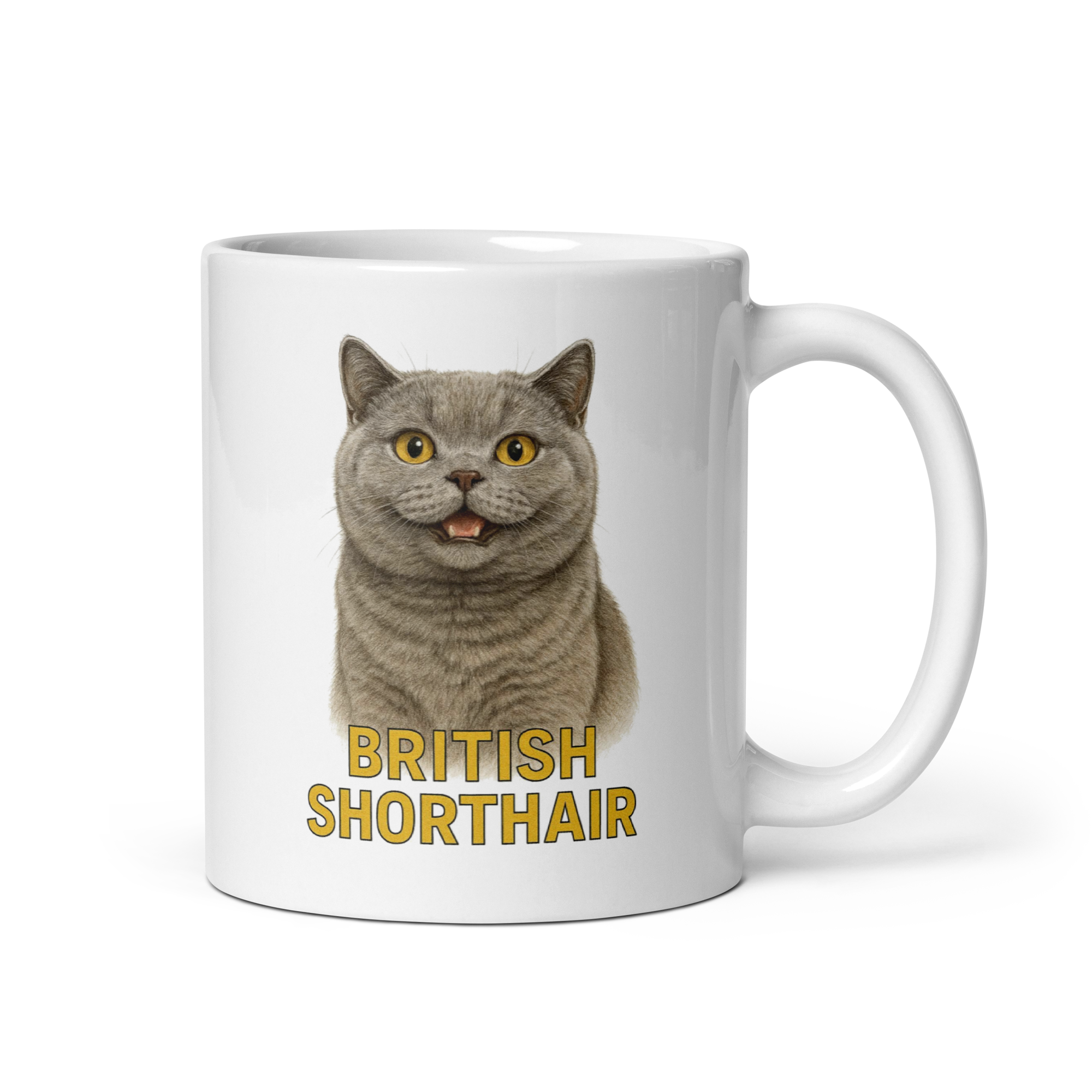 British Shorthair Cat Ceramic Mug