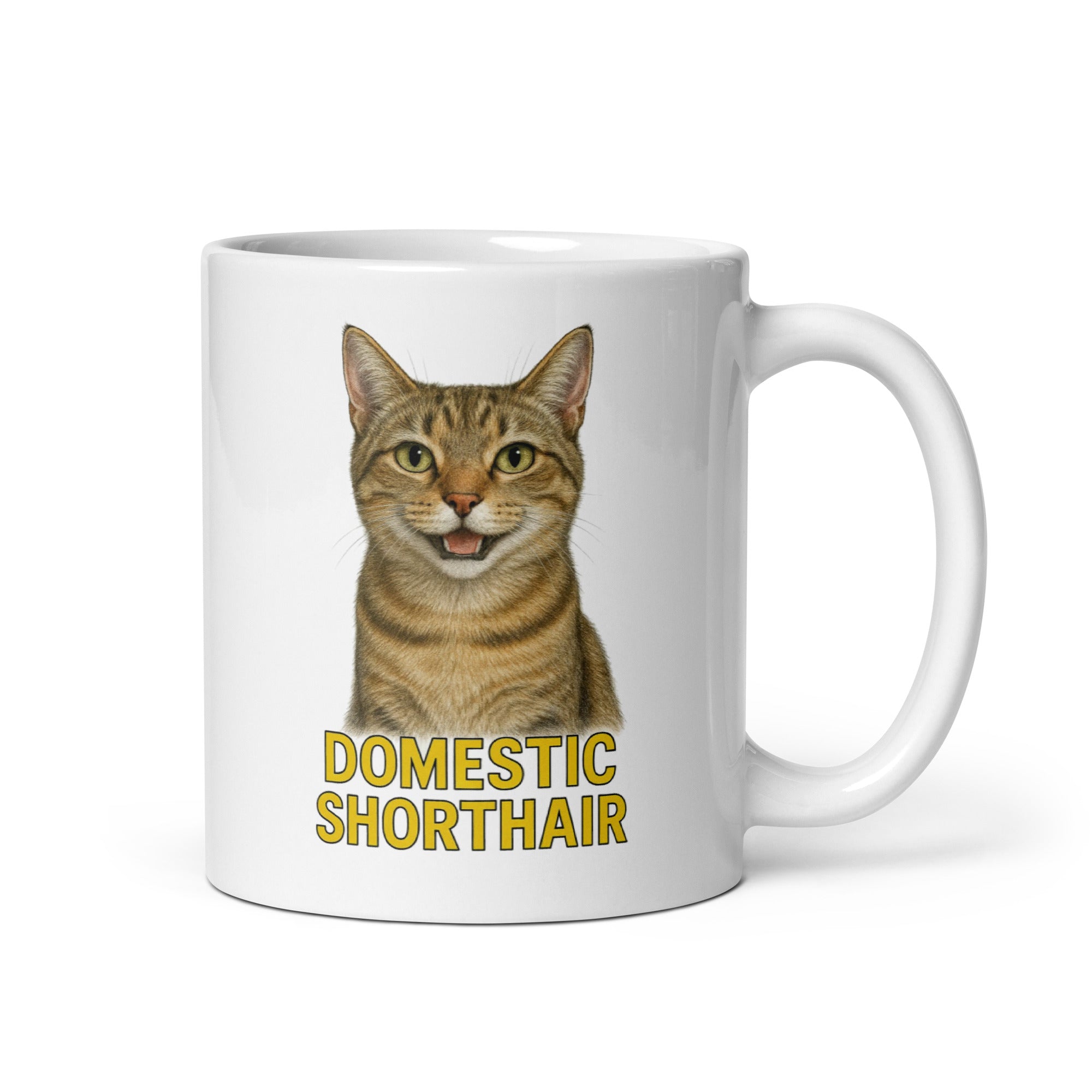 Domestic Shorthair Cat Ceramic Mug