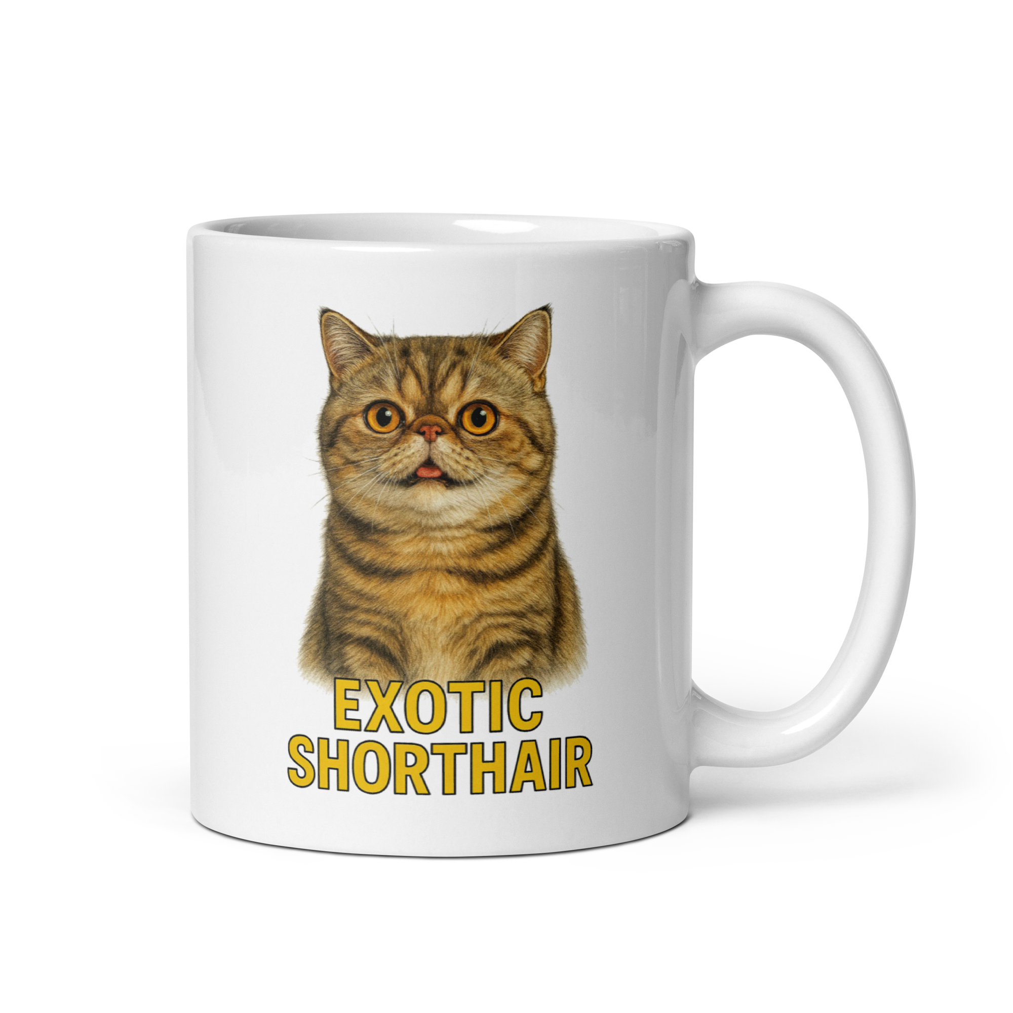 Exotic Shorthair Cat Ceramic Mug