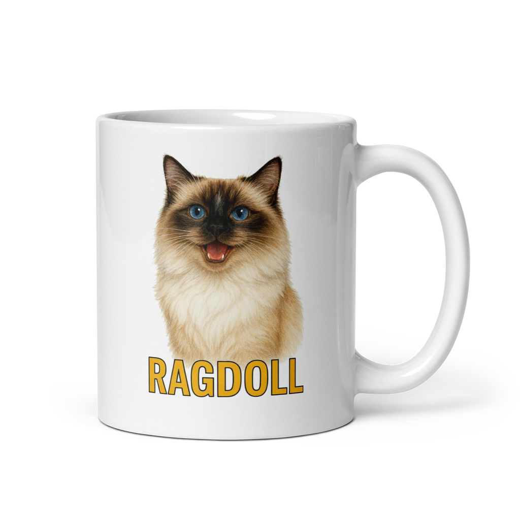 Ragdoll Cat Ceramic Mug