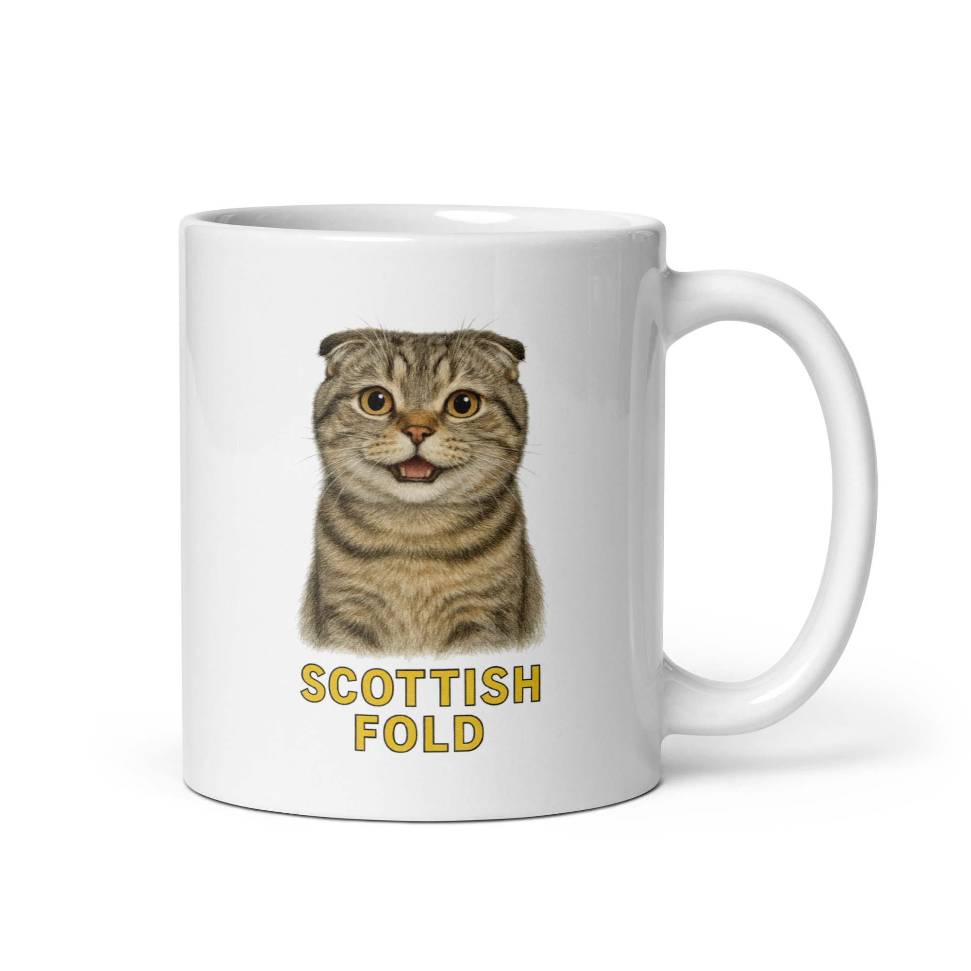 Scottish Fold Cat Ceramic Mug