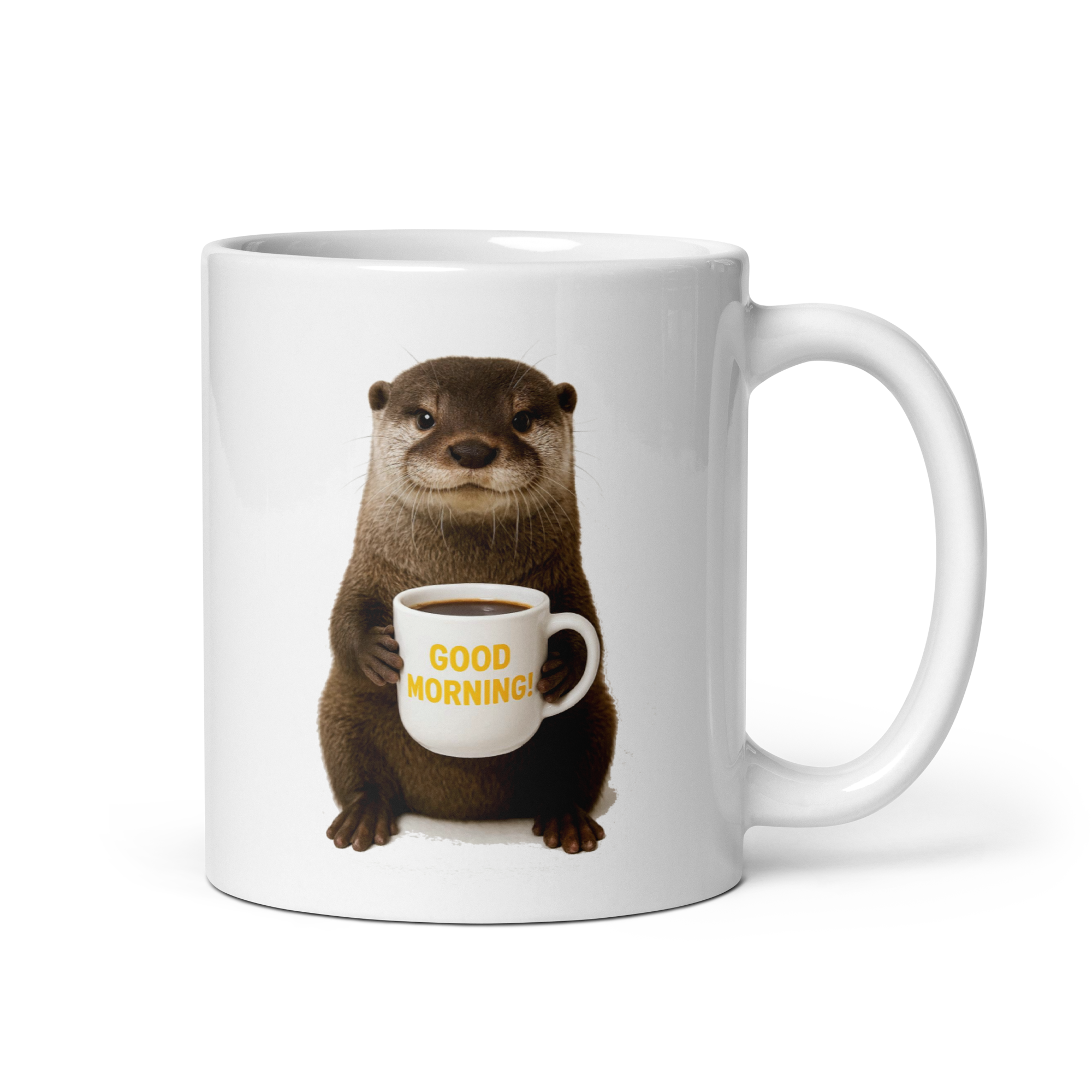 Otter Good Morning Ceramic Mug