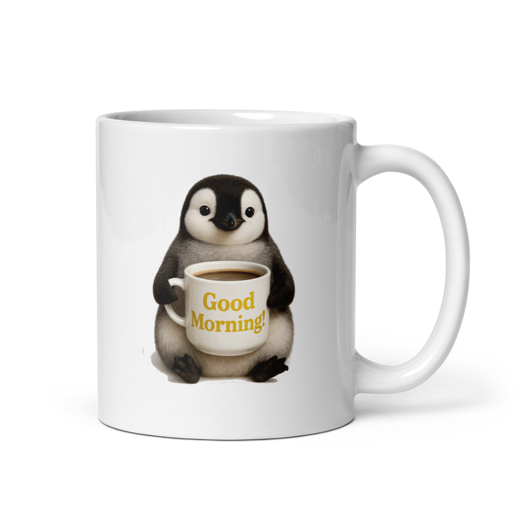 Penguin Good Morning Ceramic Mug