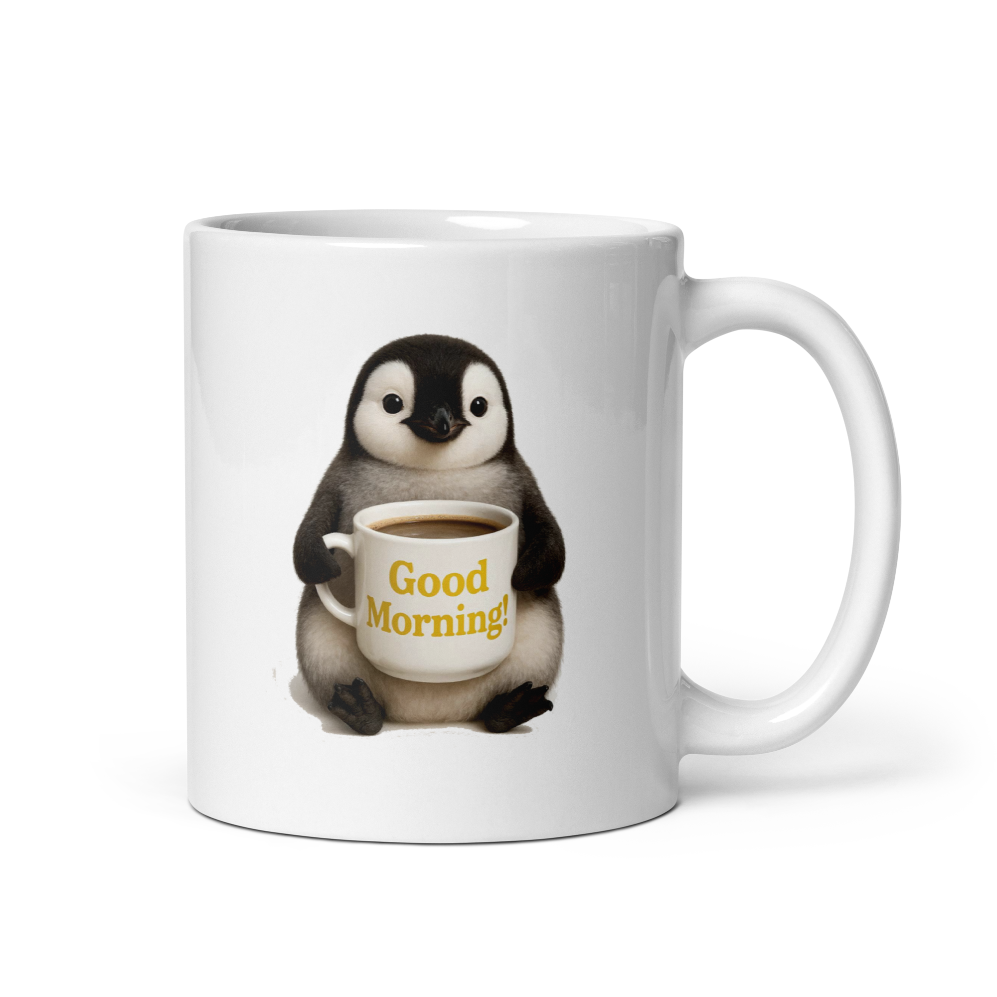 Penguin Good Morning Ceramic Mug