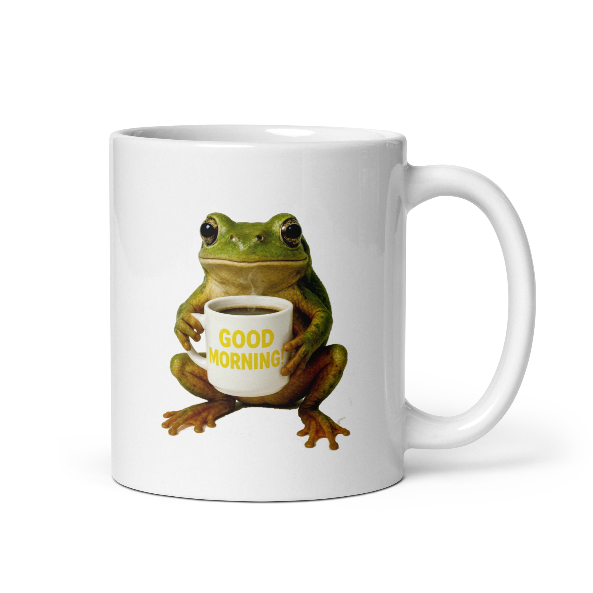 Frog Good Morning Ceramic Mug