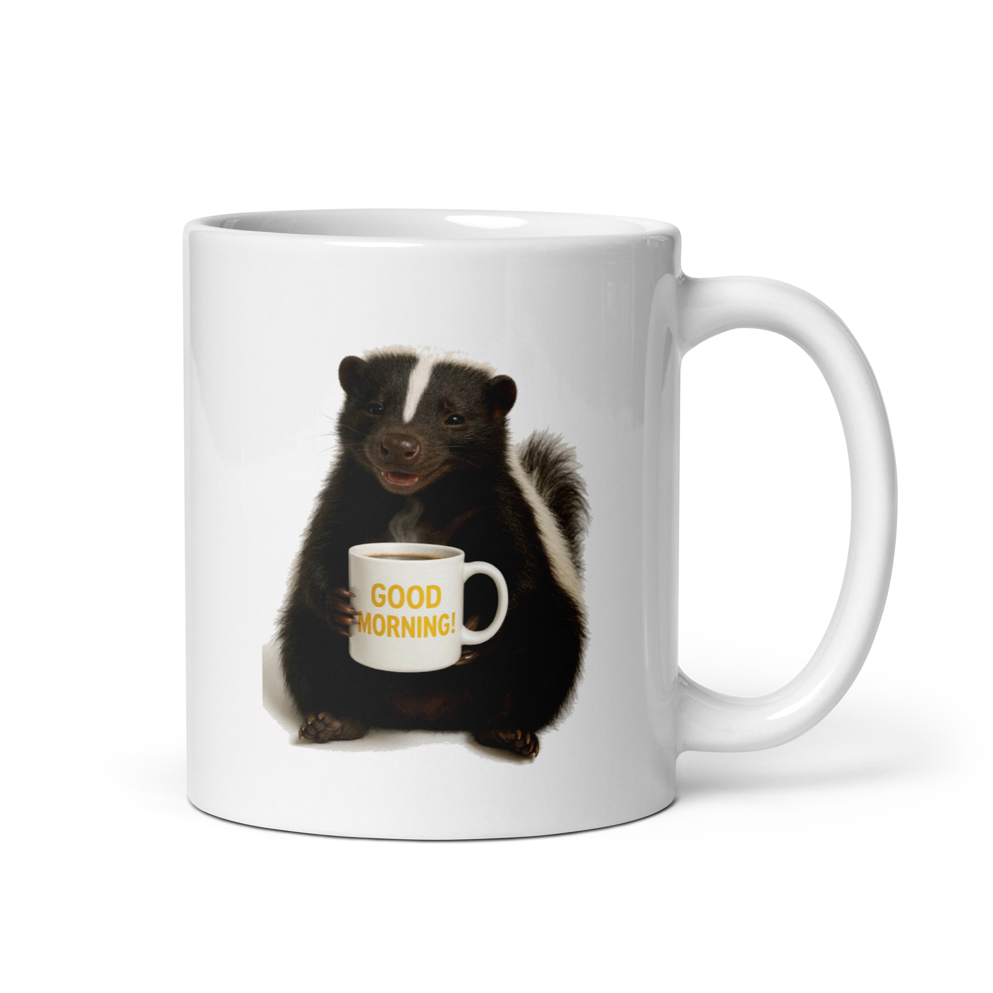 Skunk Good Morning Ceramic Mug