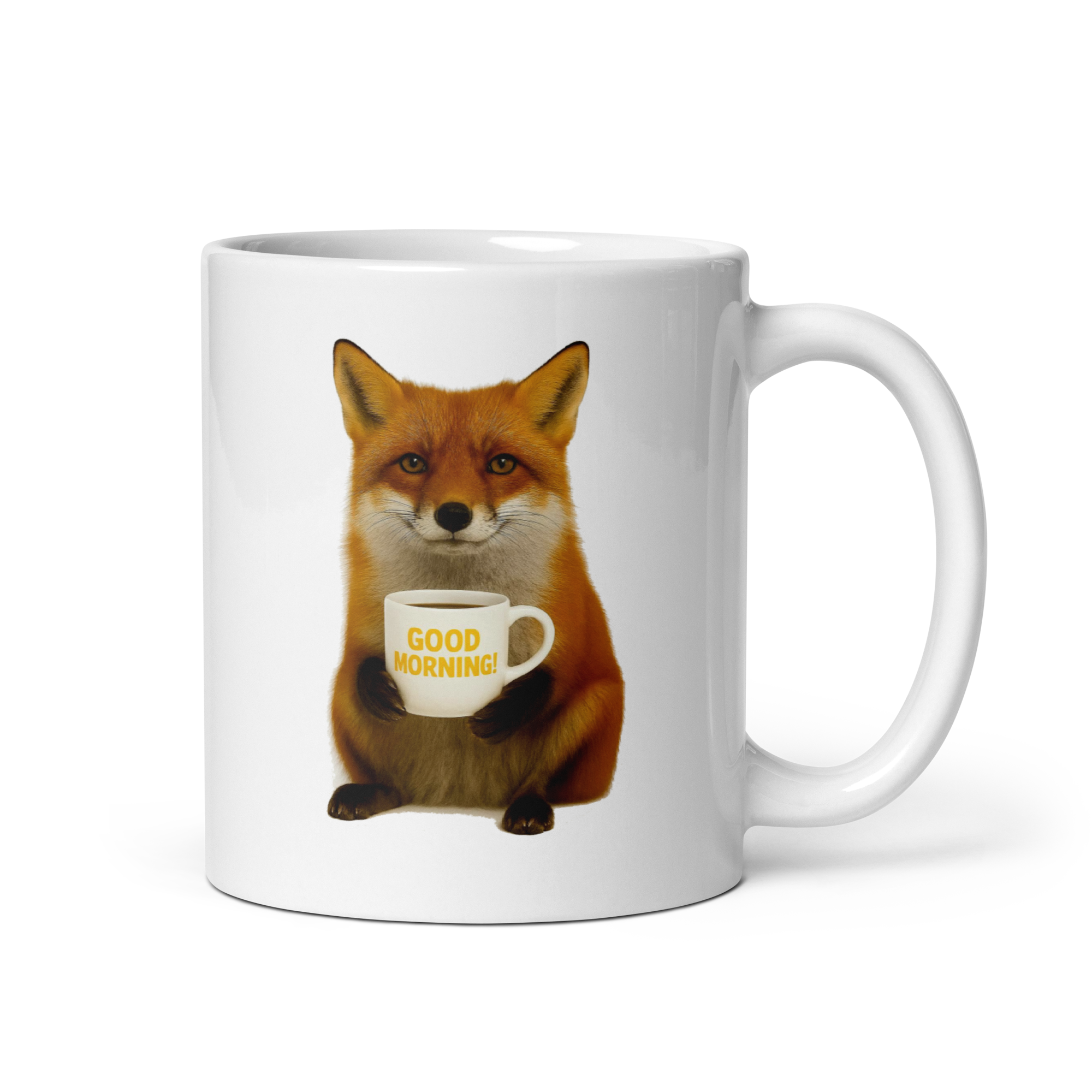 Fox Good Morning Ceramic Mug