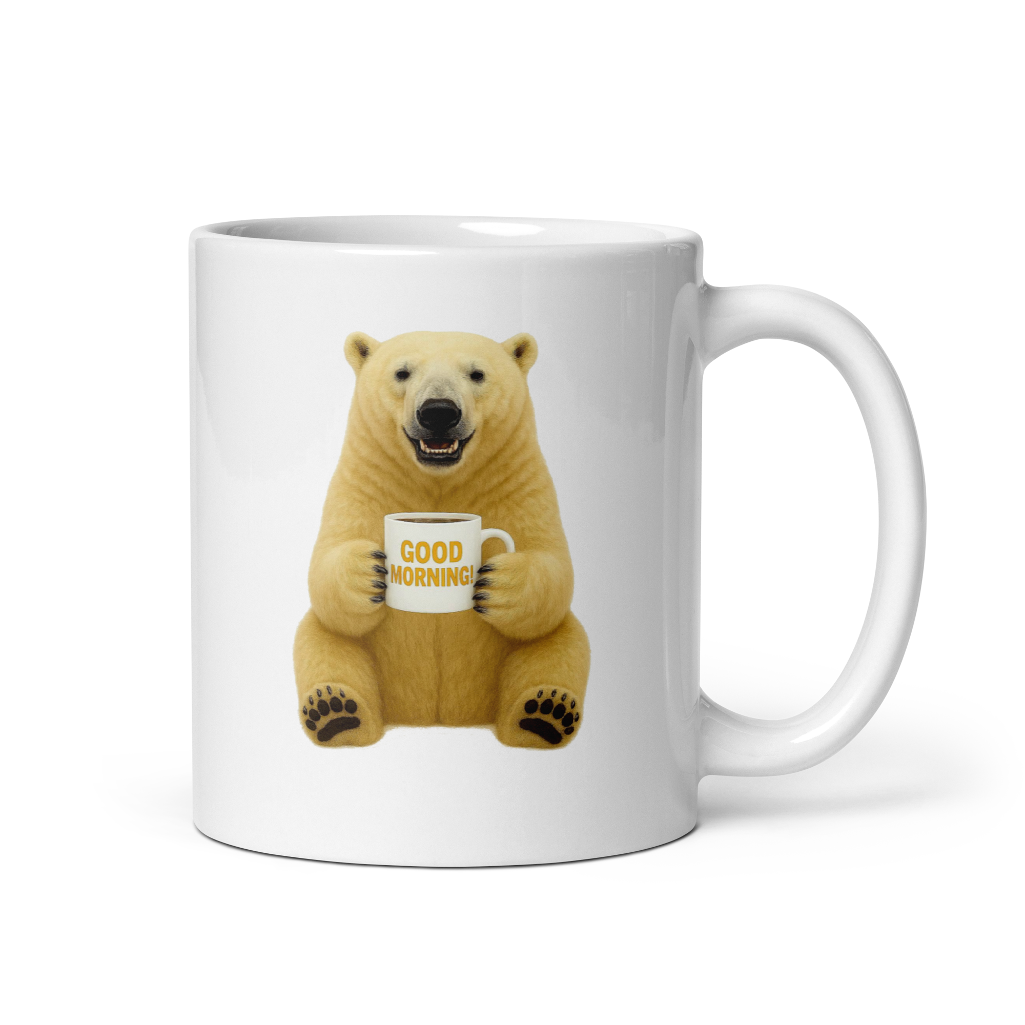 Polar Bear Good Morning Ceramic Mug