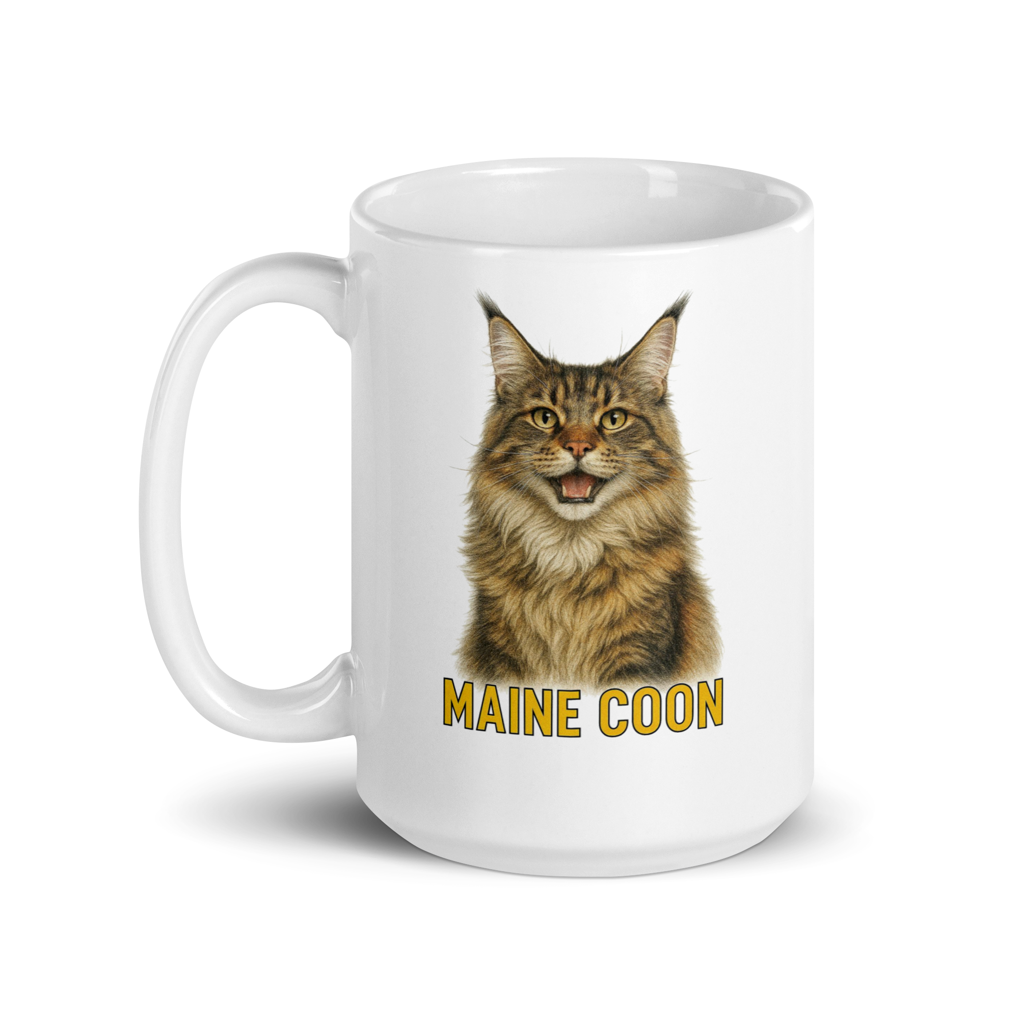 Maine Coon Cat Ceramic Mug