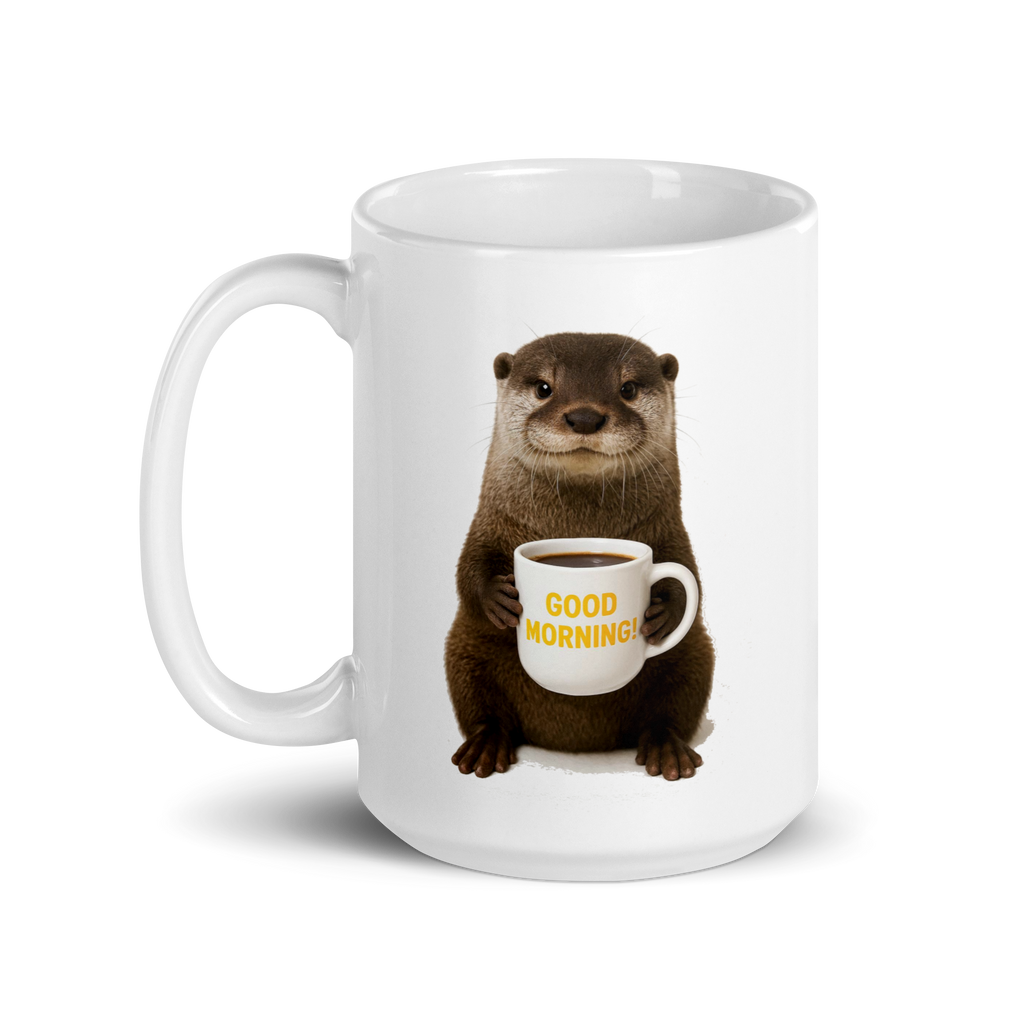 Otter Good Morning Ceramic Mug