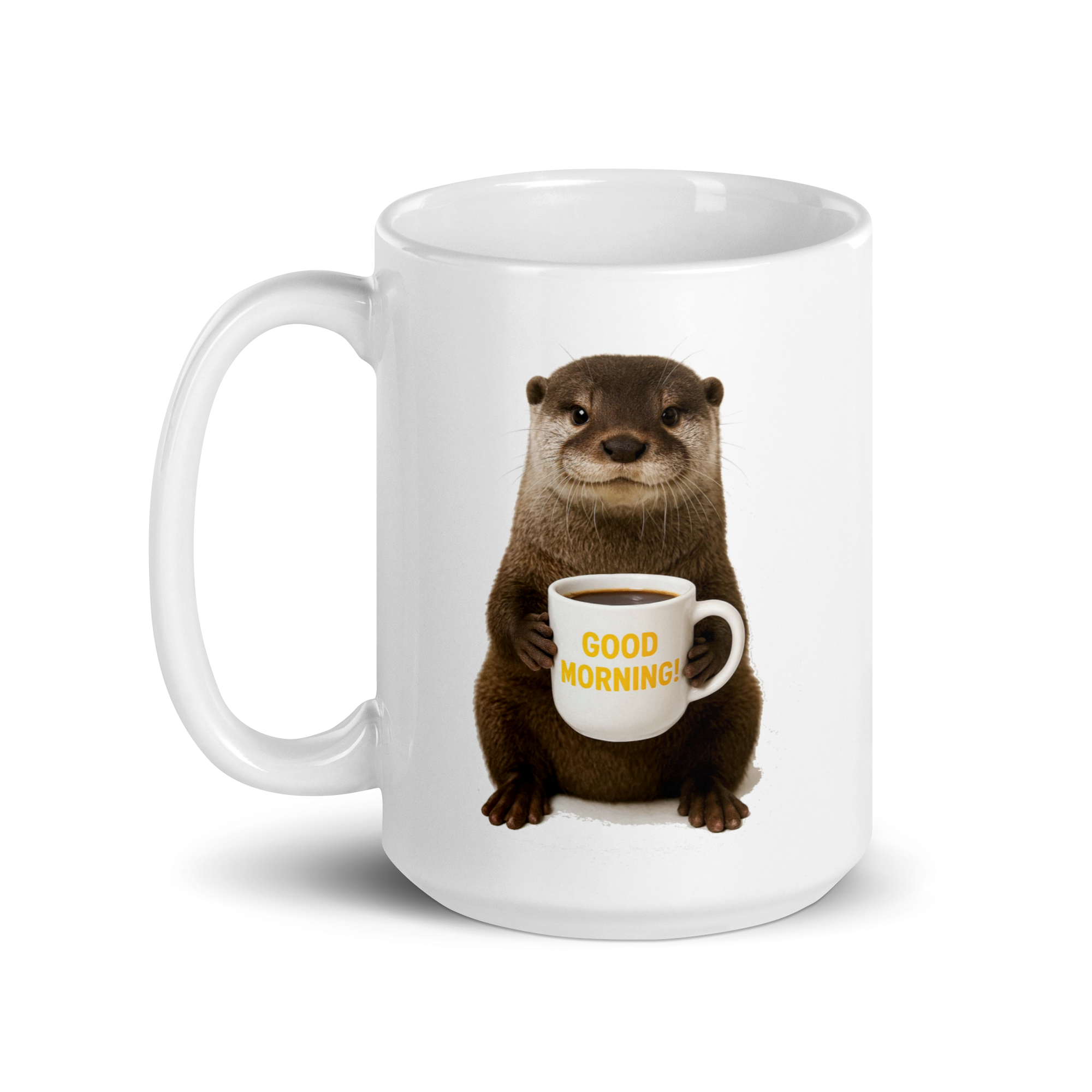 Otter Good Morning Ceramic Mug
