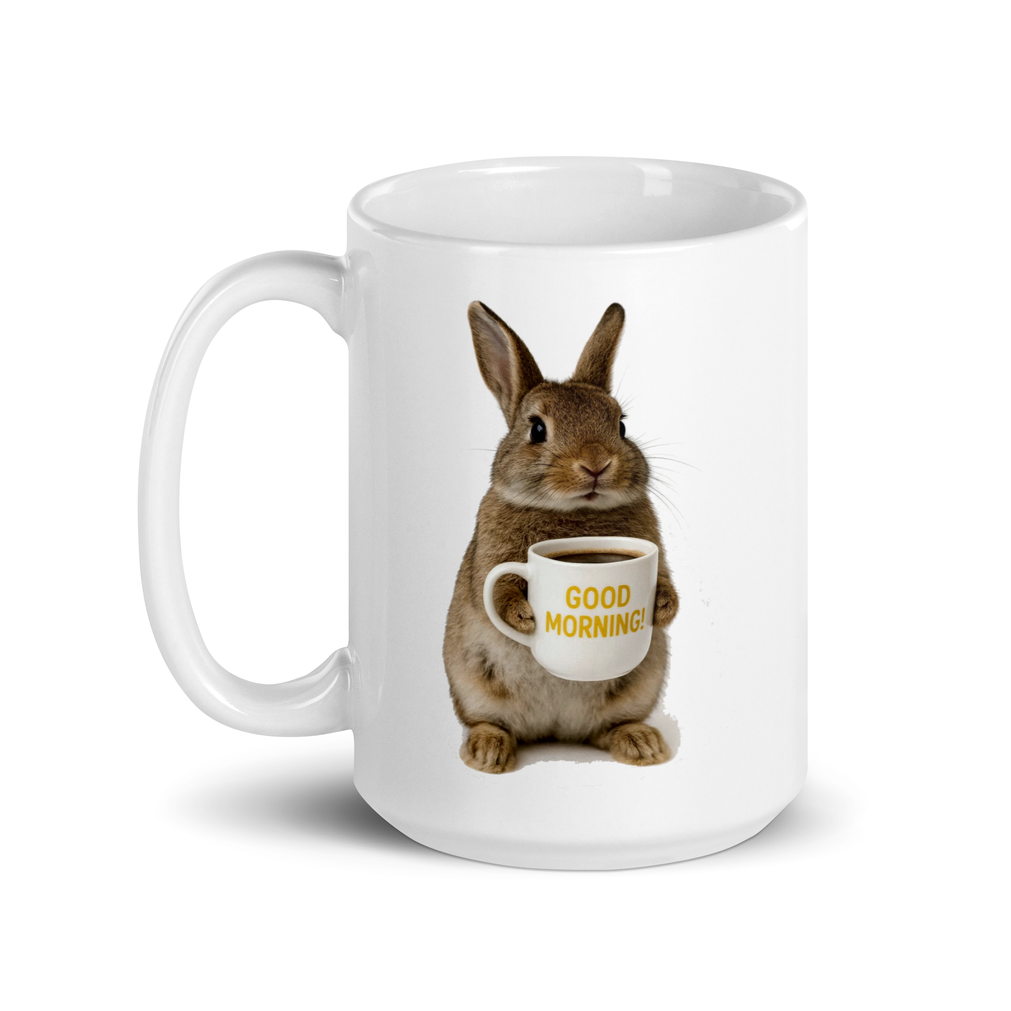 Bunny Good Morning Ceramic Mug