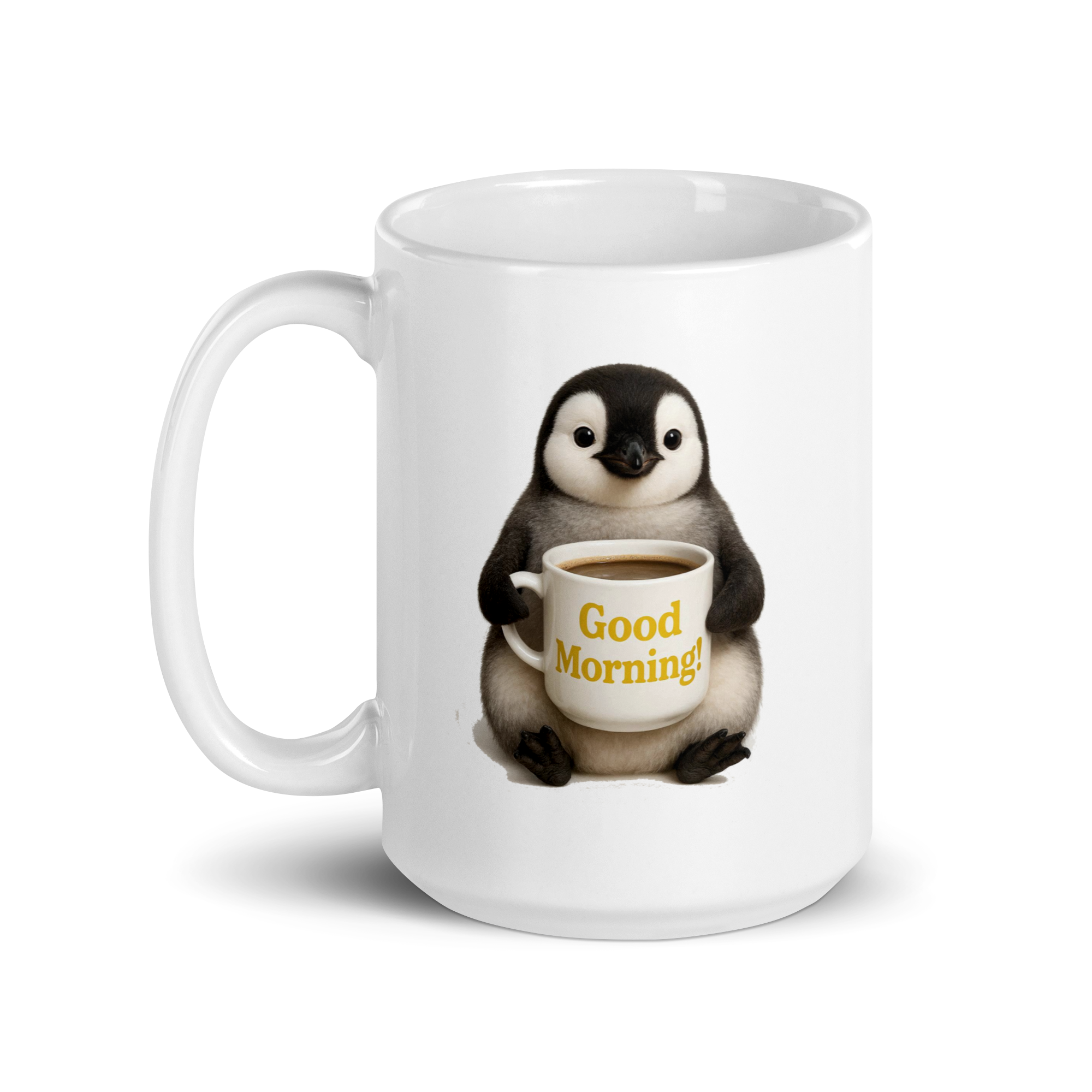 Penguin Good Morning Ceramic Mug