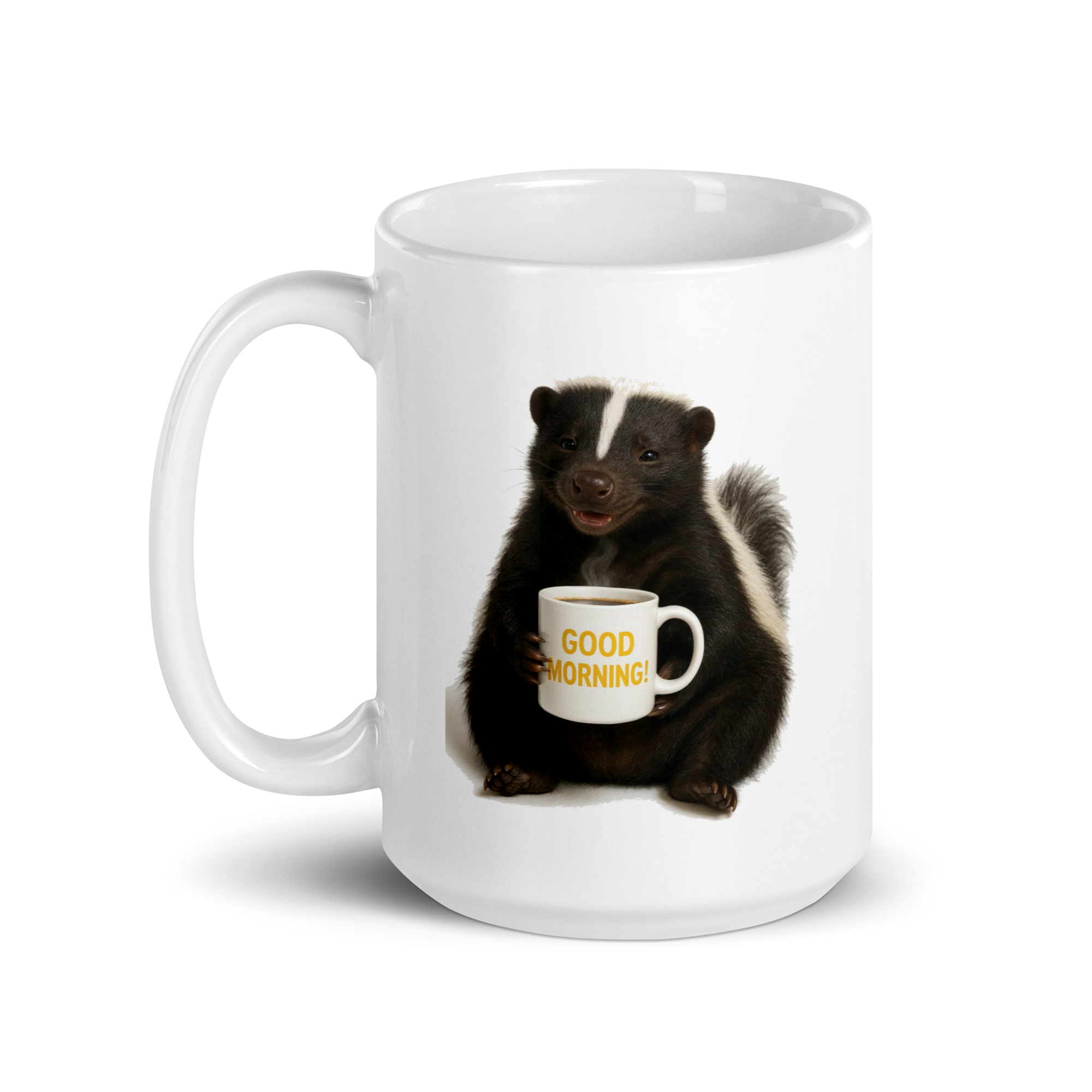 Skunk Good Morning Ceramic Mug