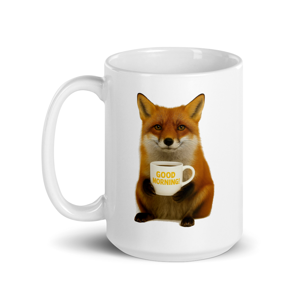 Fox Good Morning Ceramic Mug