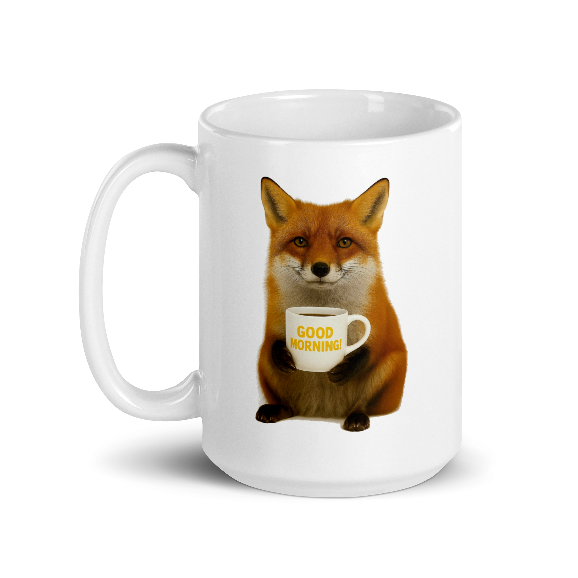 Fox Good Morning Ceramic Mug