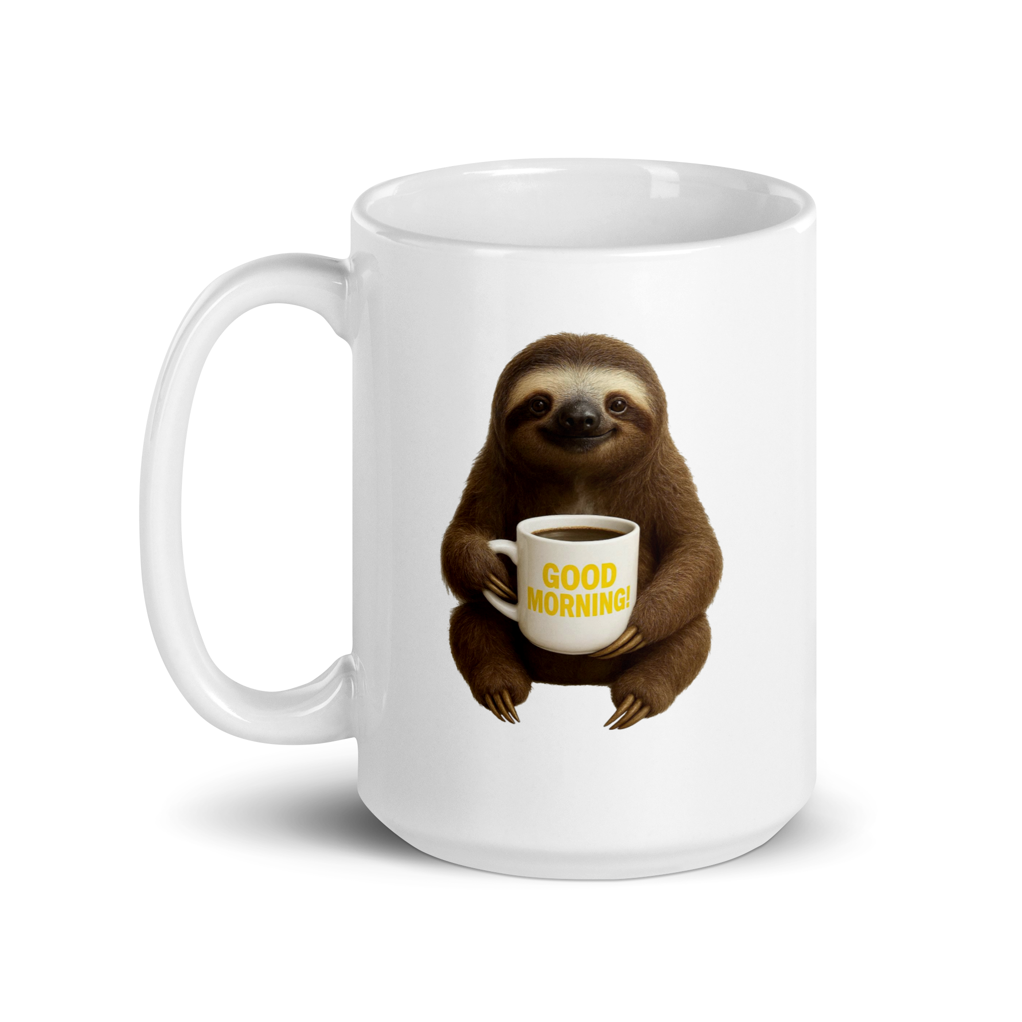 Sloth Good Morning Ceramic Mug