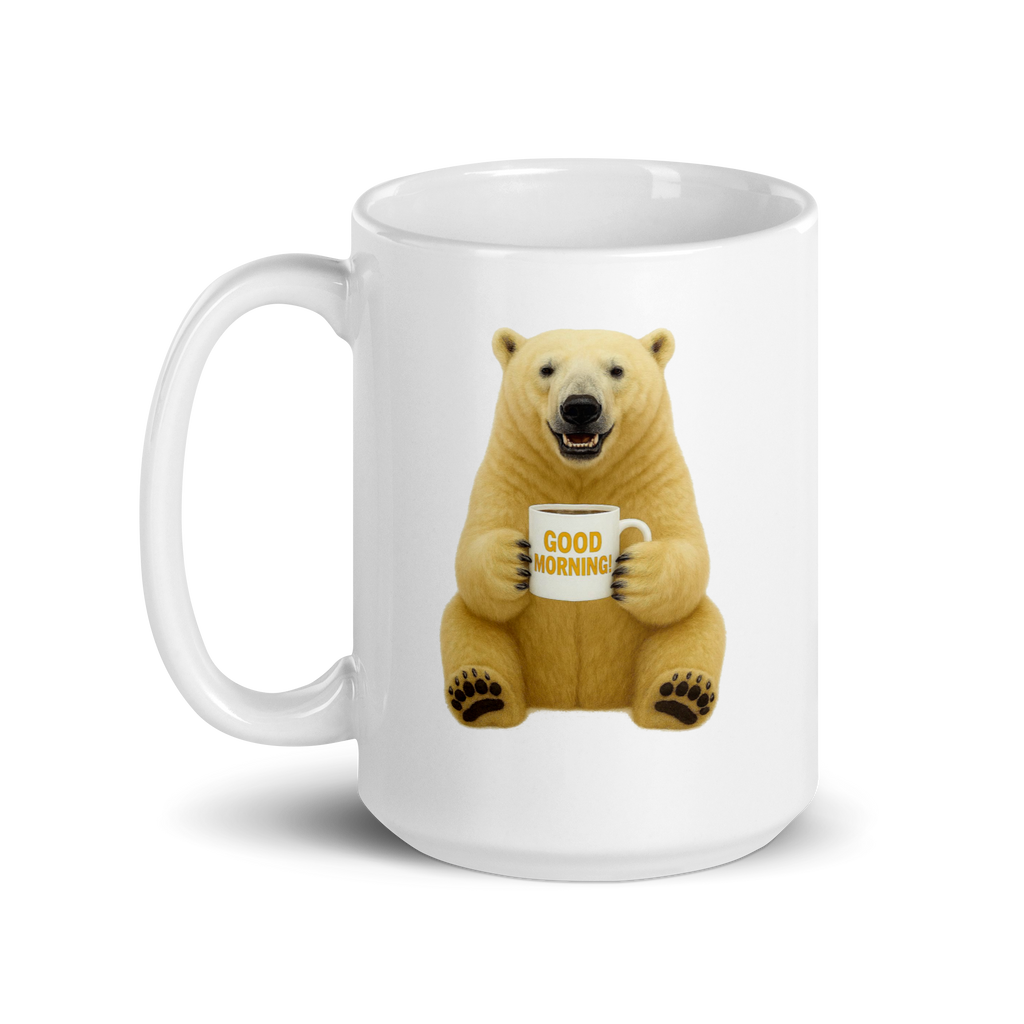Polar Bear Good Morning Ceramic Mug