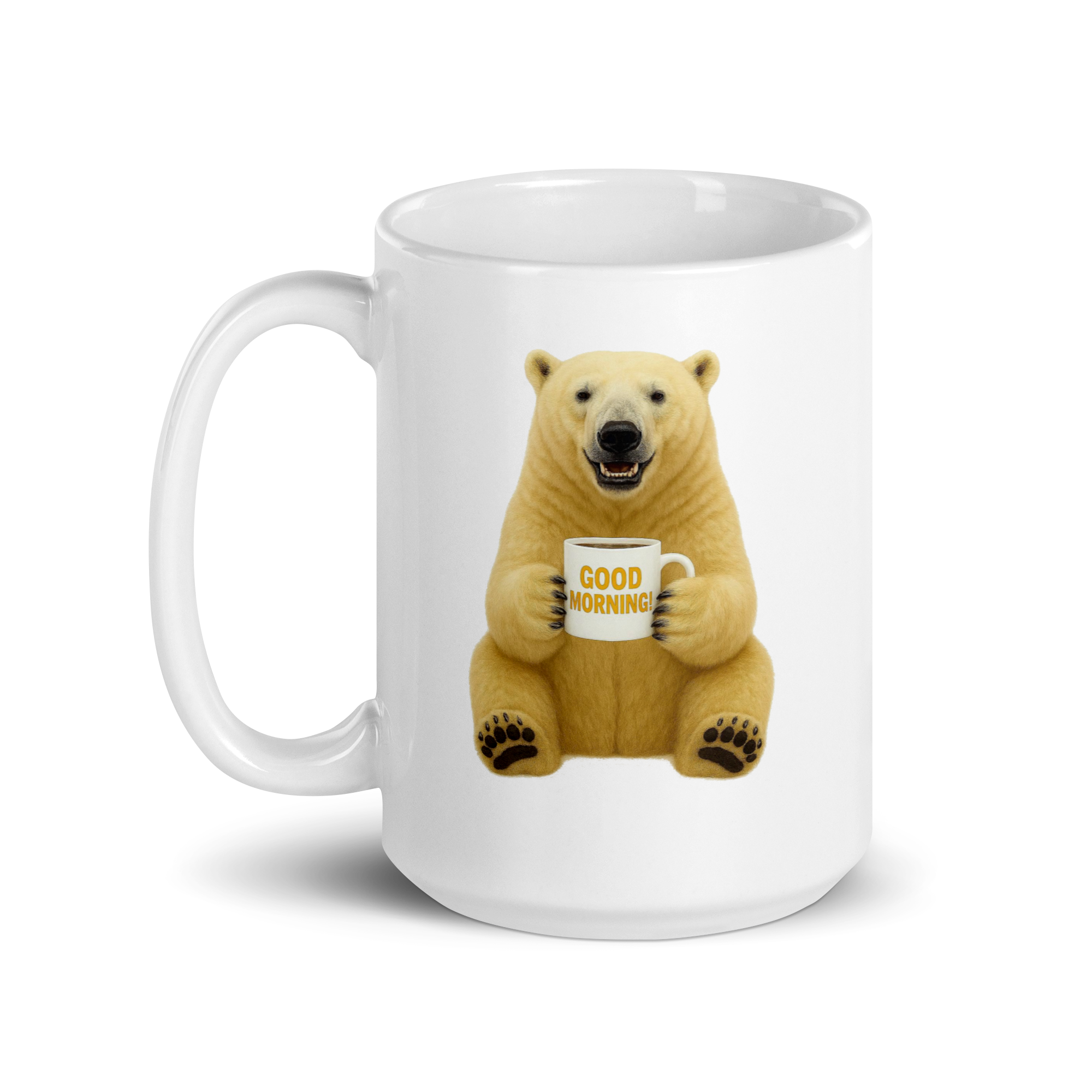 Polar Bear Good Morning Ceramic Mug