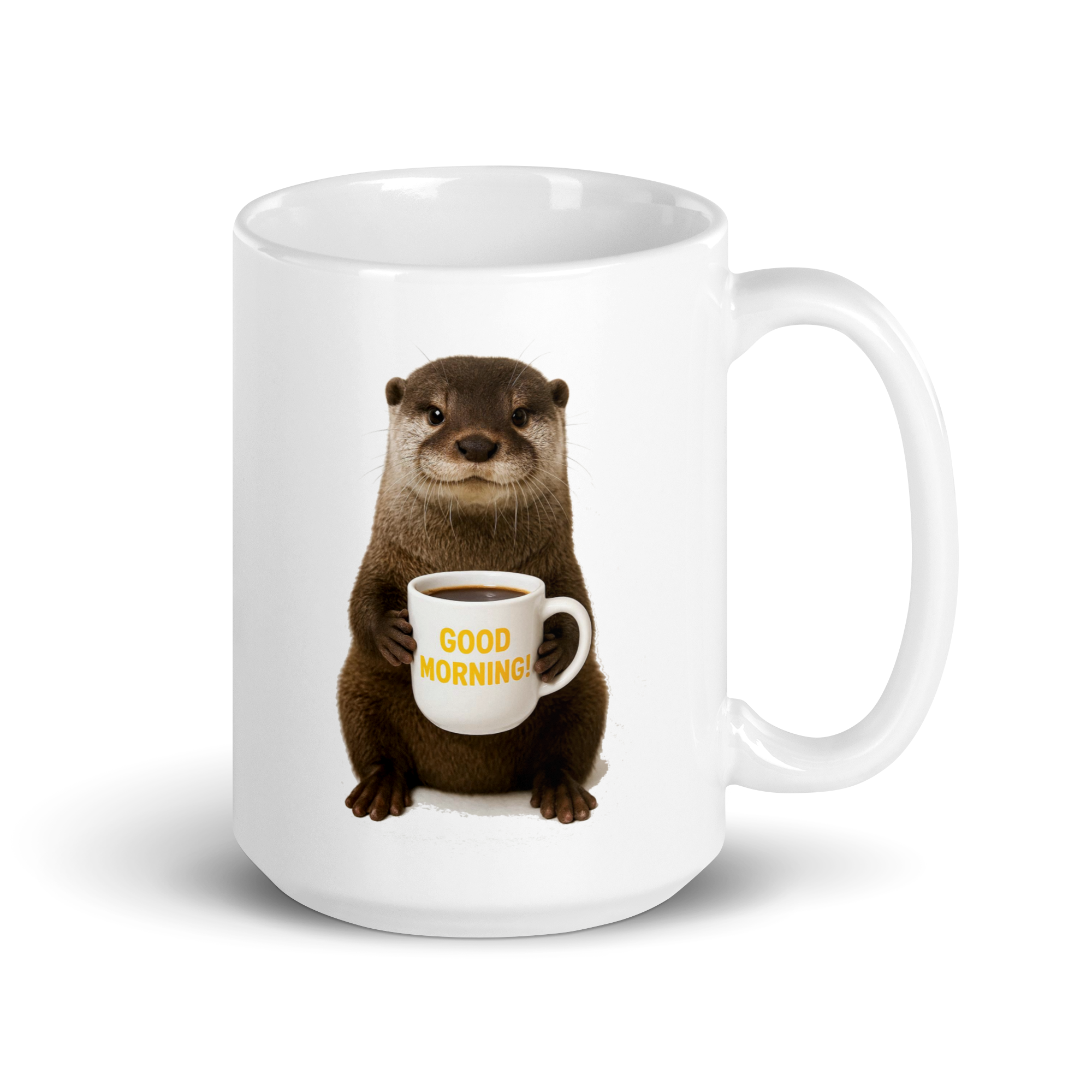 Otter Good Morning Ceramic Mug