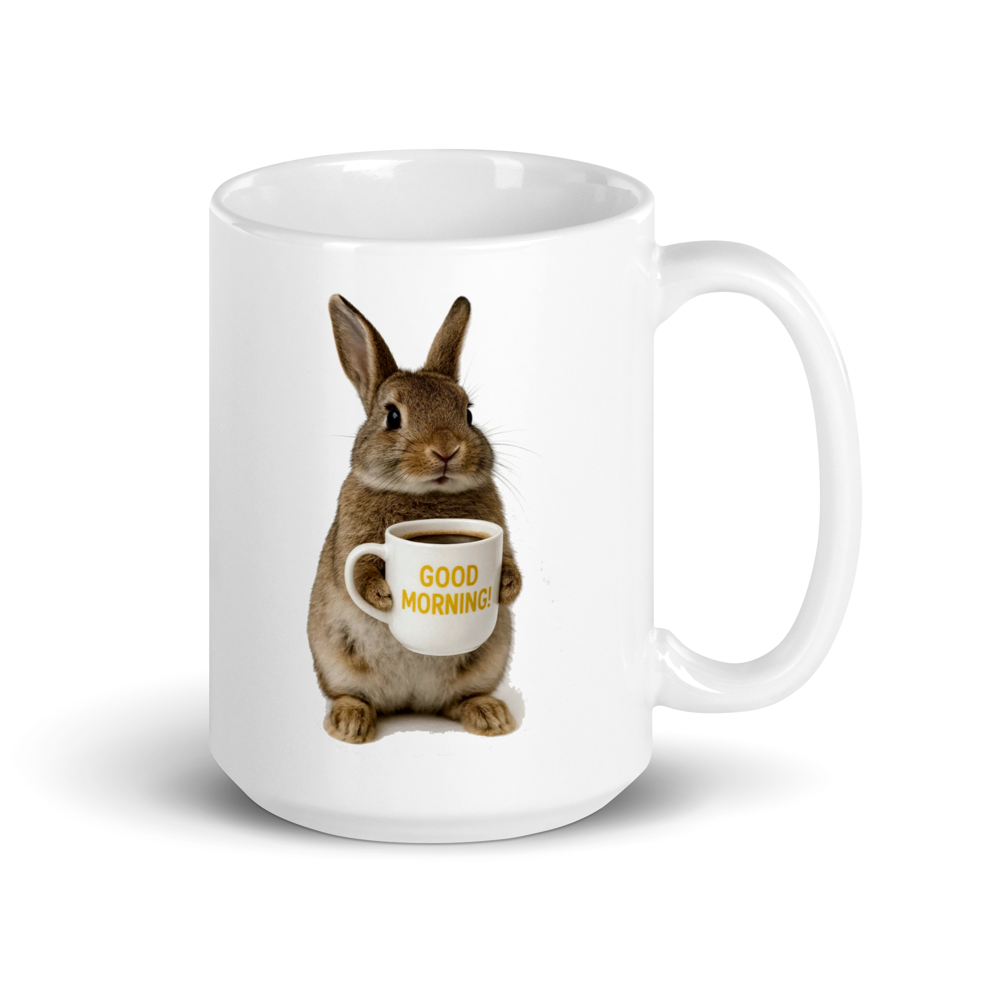 Bunny Good Morning Ceramic Mug