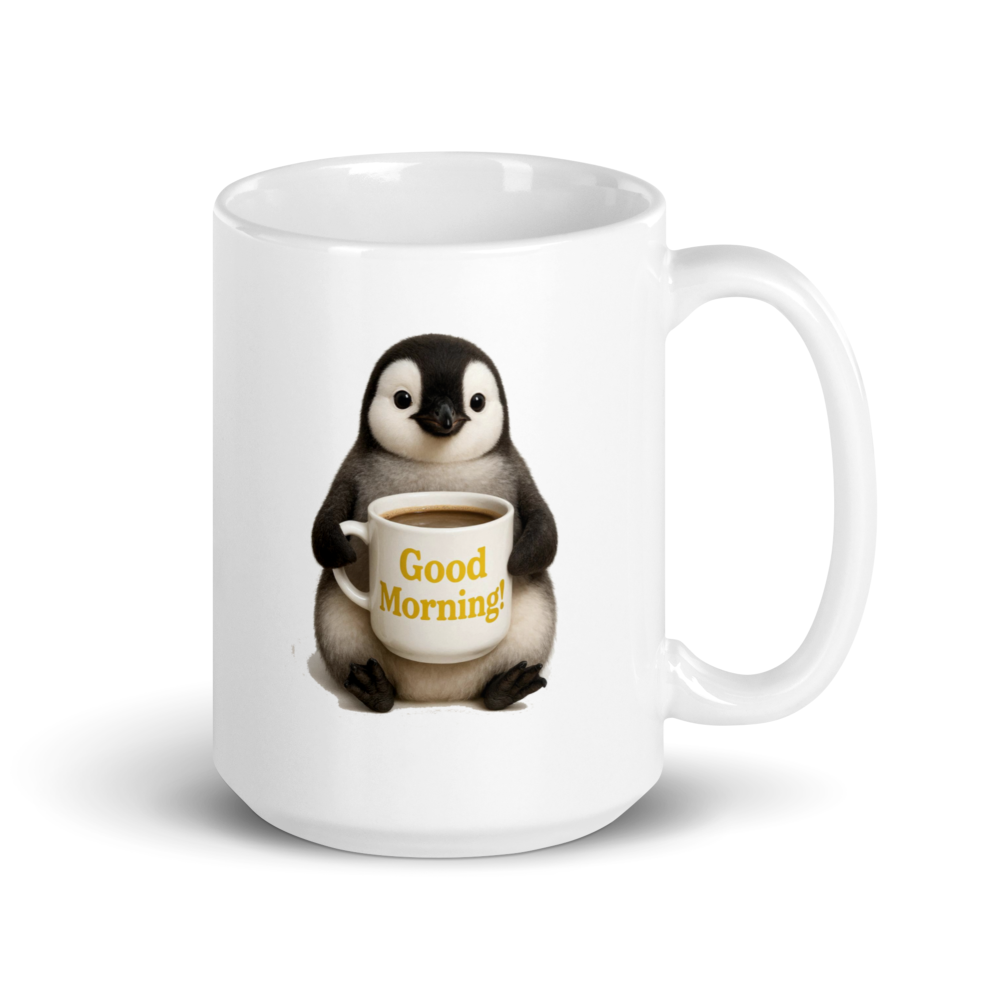 Penguin Good Morning Ceramic Mug