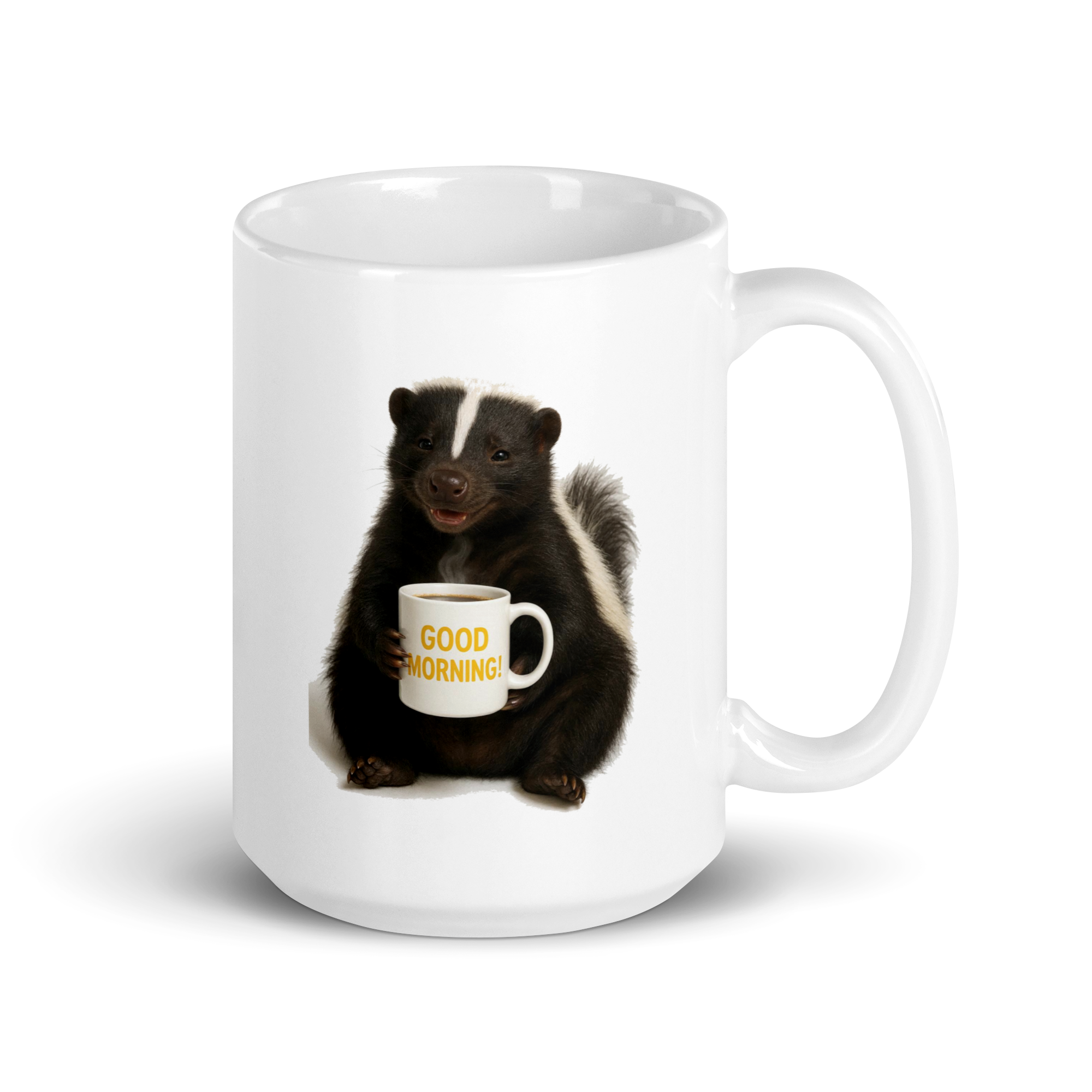 Skunk Good Morning Ceramic Mug