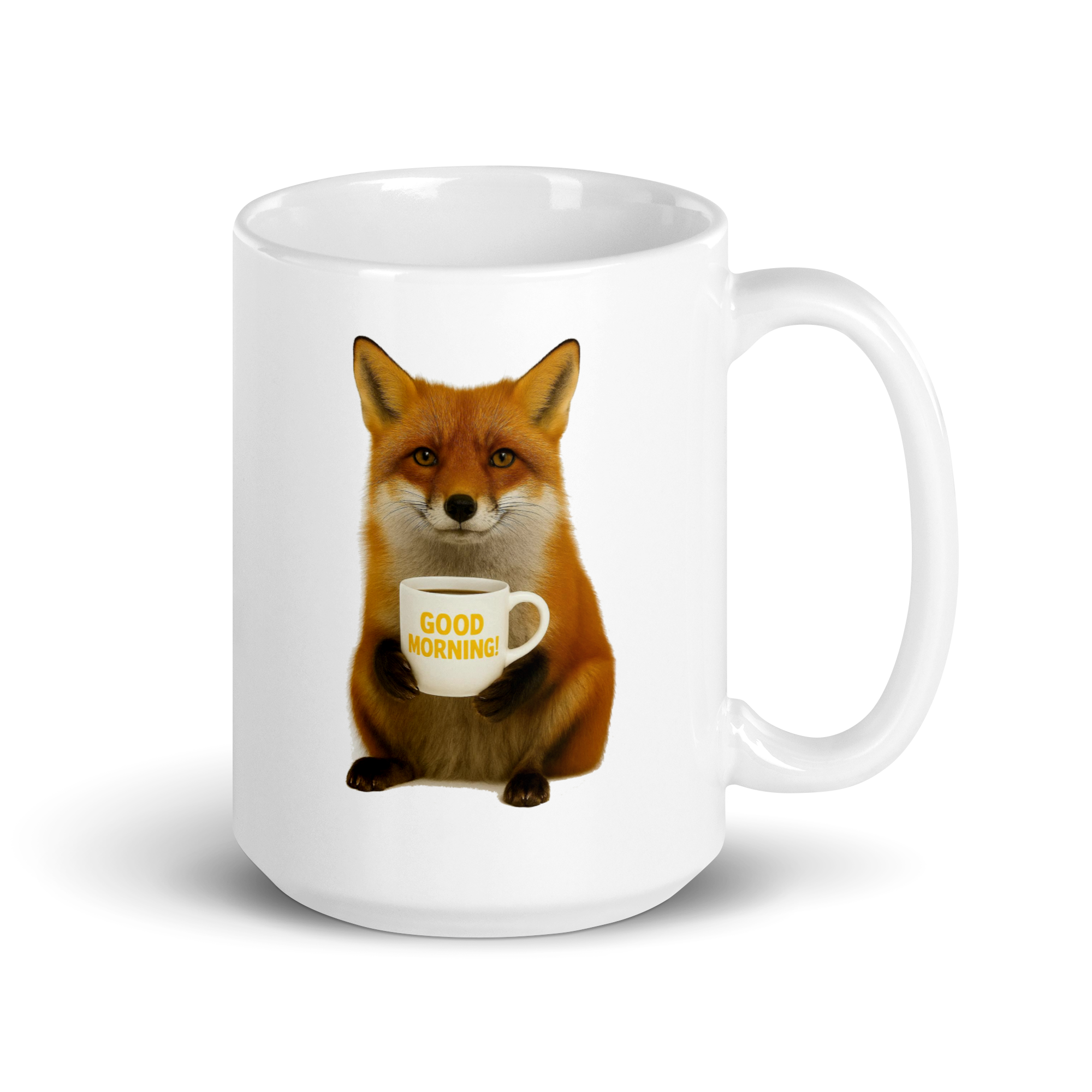 Fox Good Morning Ceramic Mug