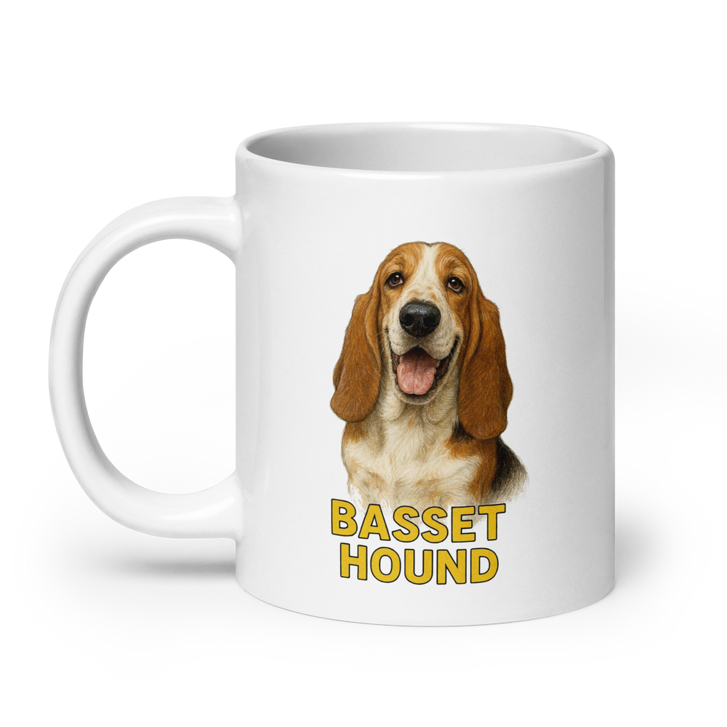 Basset Hound Ceramic Mug