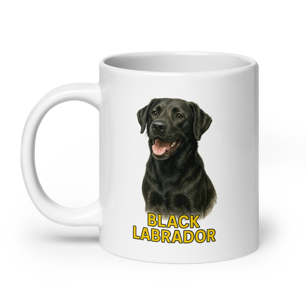 Black Labrador Ceramic Mug