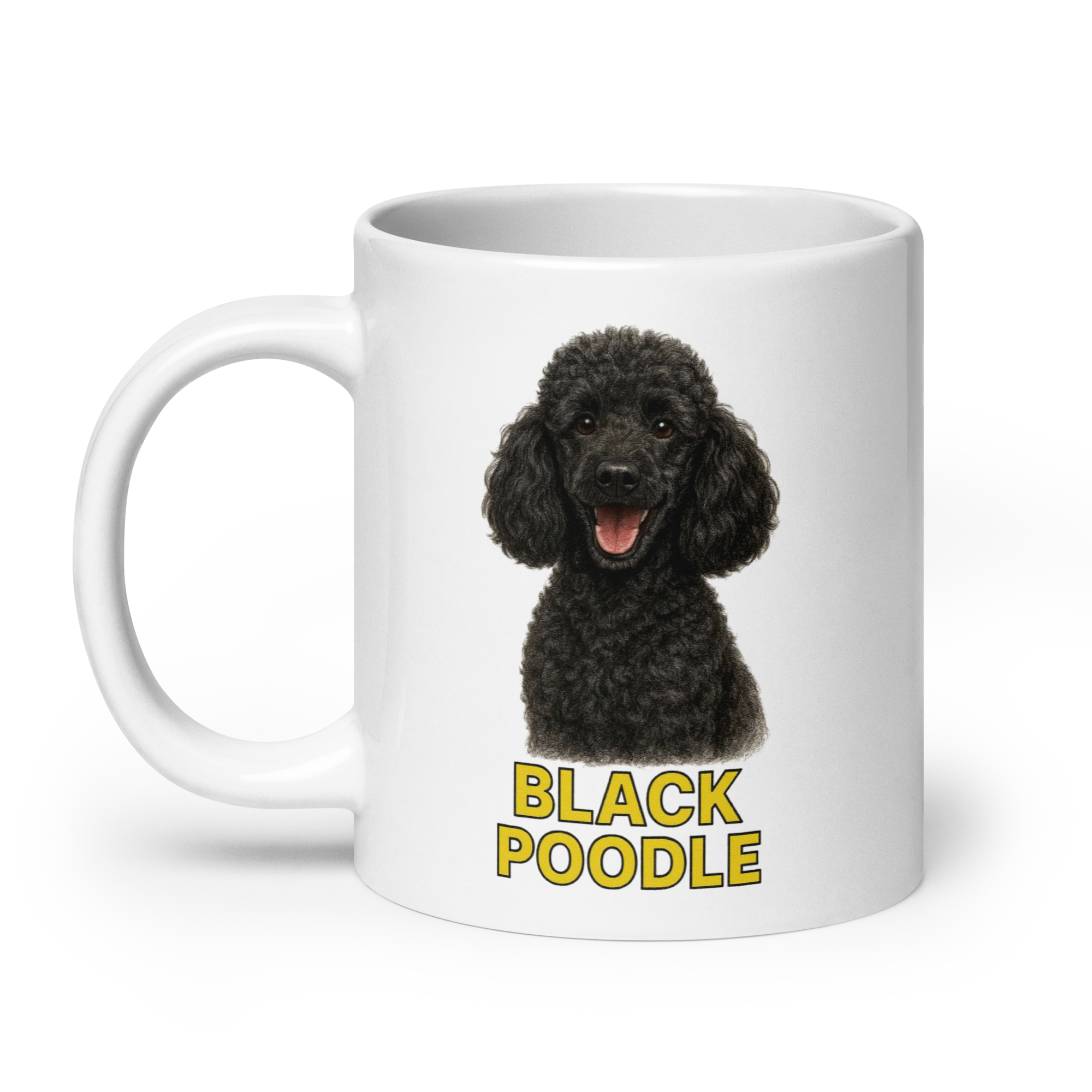 Black Poodle Ceramic Mug