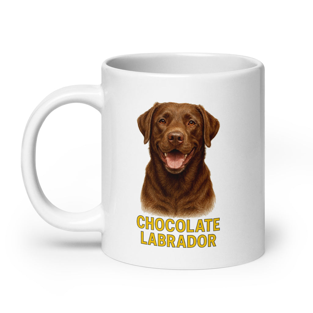 Chocolate Labrador Ceramic Mug