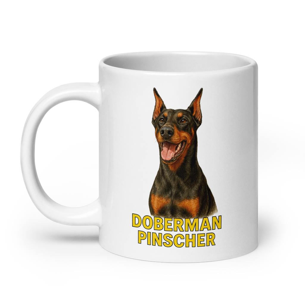 Doberman Pinscher Ceramic Mug