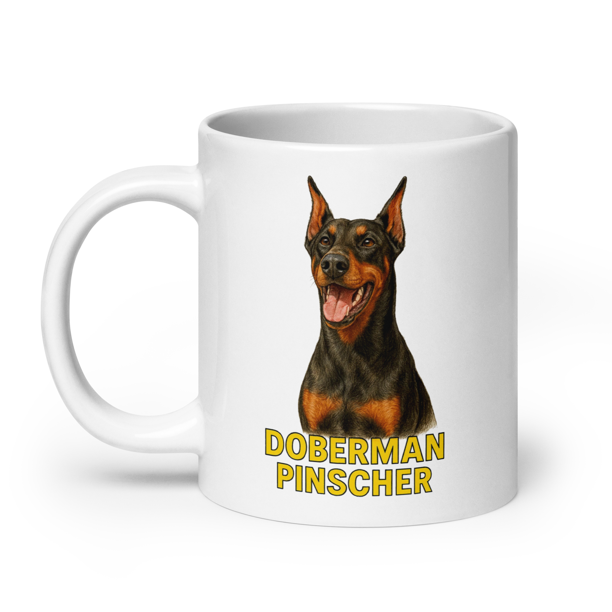 Doberman Pinscher Ceramic Mug
