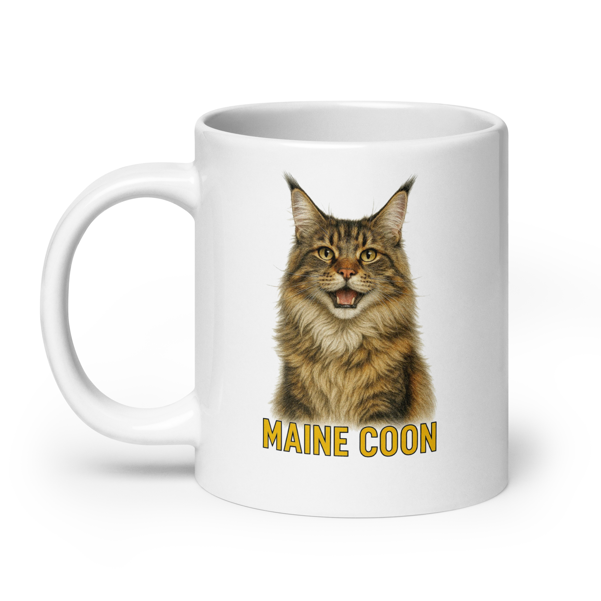 Maine Coon Cat Ceramic Mug