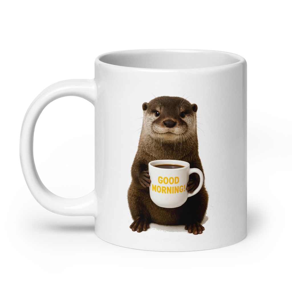 Otter Good Morning Ceramic Mug